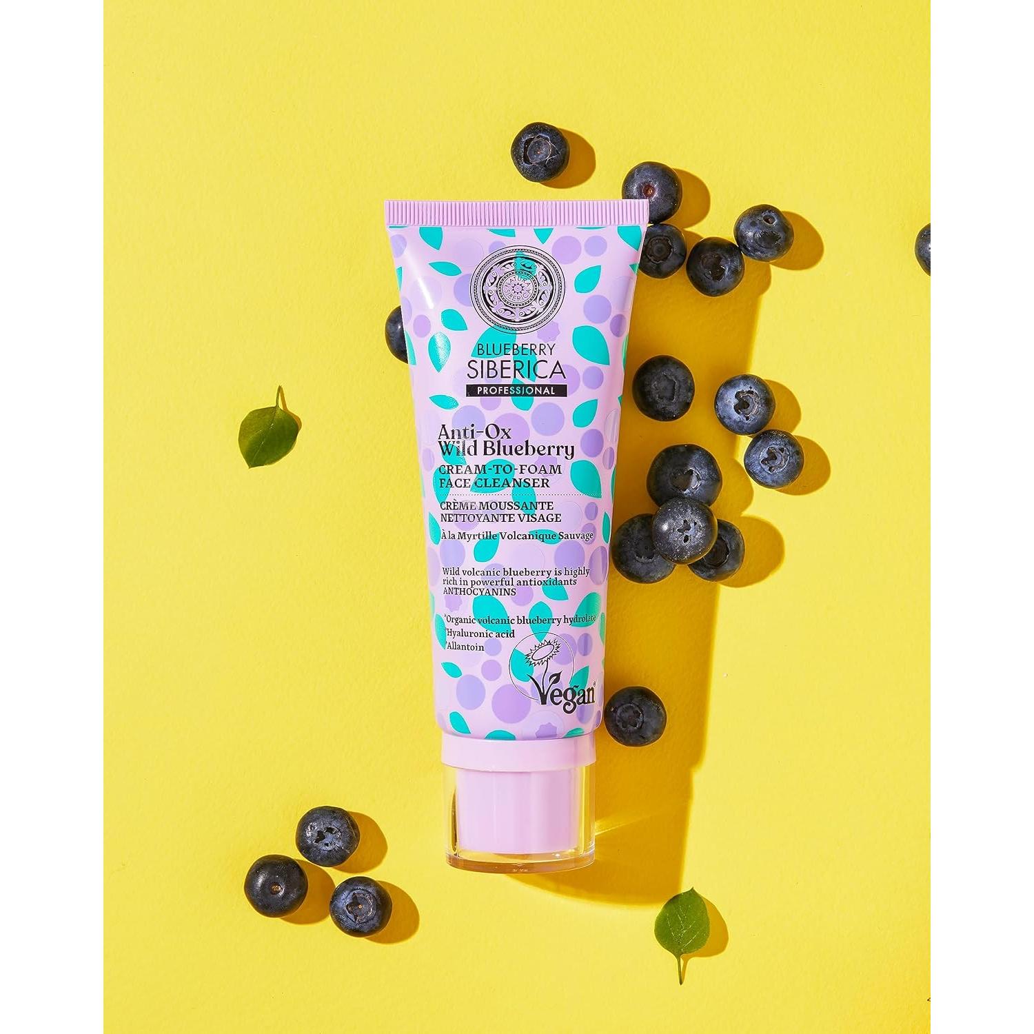 Crema Limpiadora Facial Natura Siberica 100 ml - Arándano Silvestre