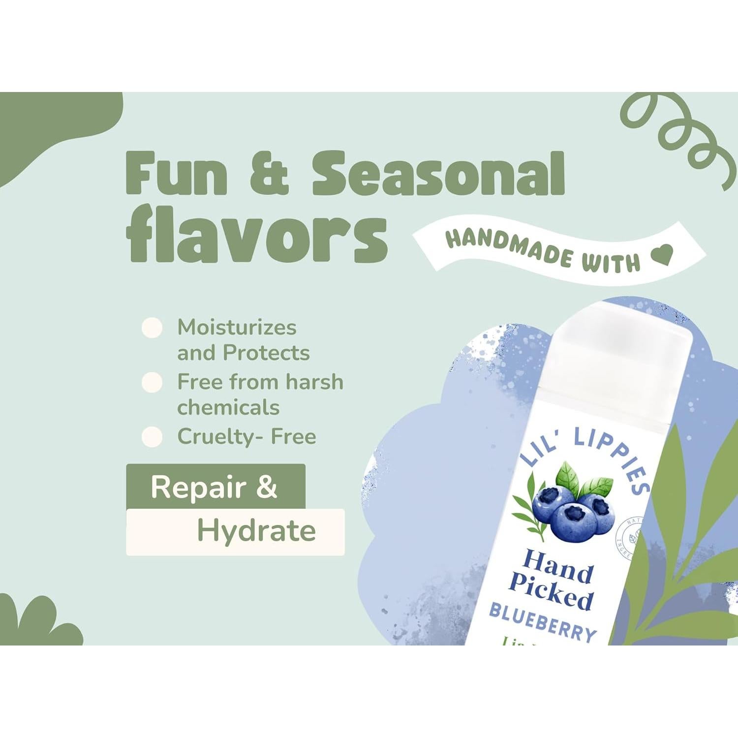 Bálsamo Labial Infantil Arándano - Lil' Lippies Kids 1 Tubo