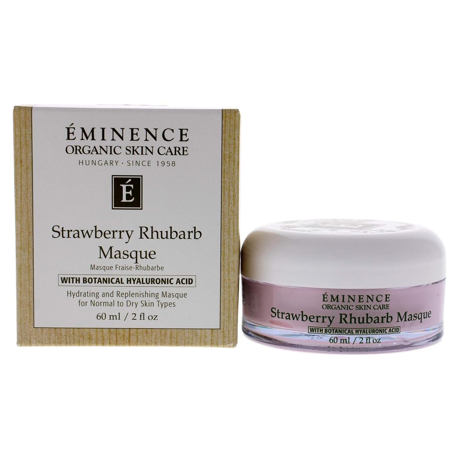 Mascarilla Facial Orgánica Eminence Fresa y Ruibarbo 56.7g