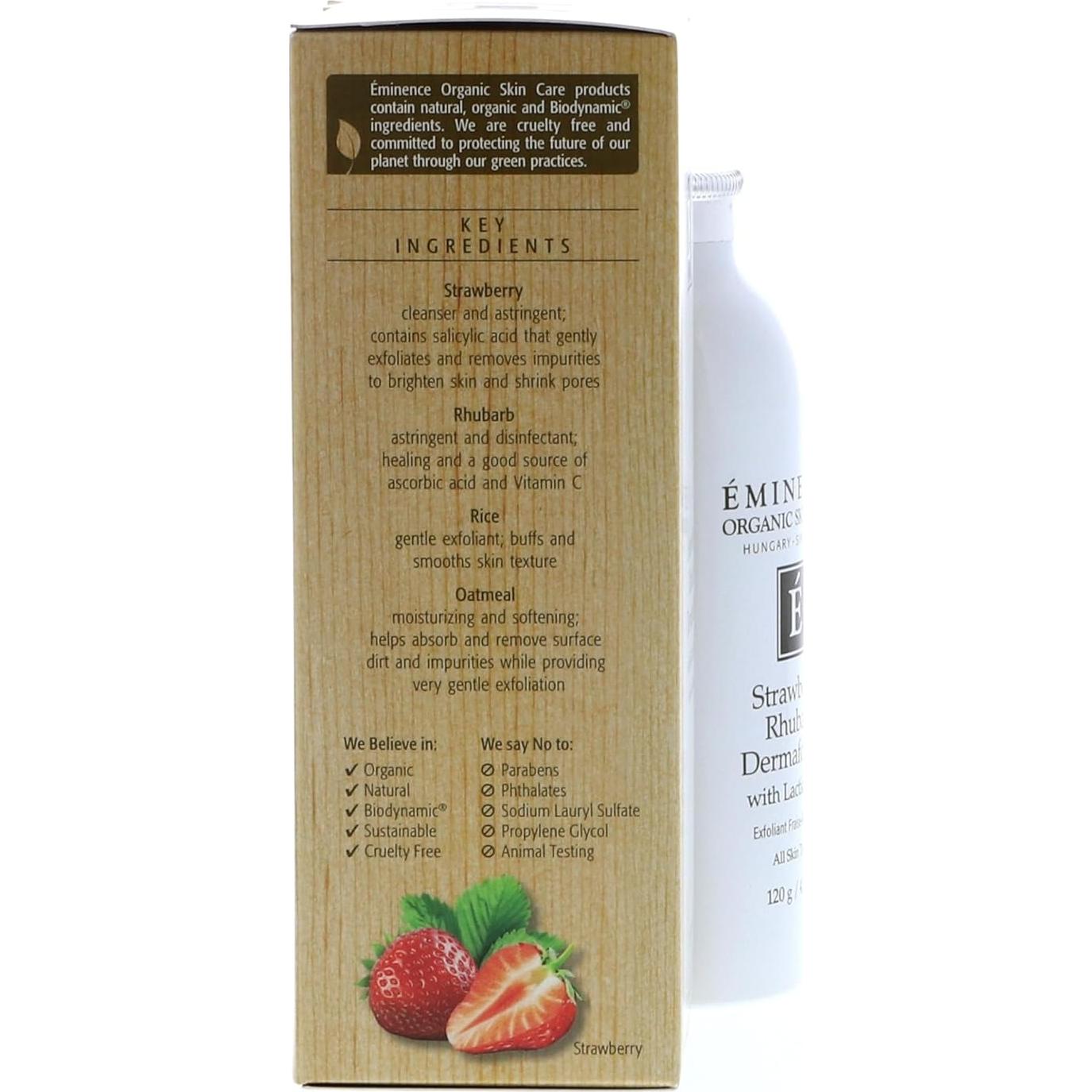 Exfoliante Dermafoliante Eminence Ruibarbo y Fresa 119 g
