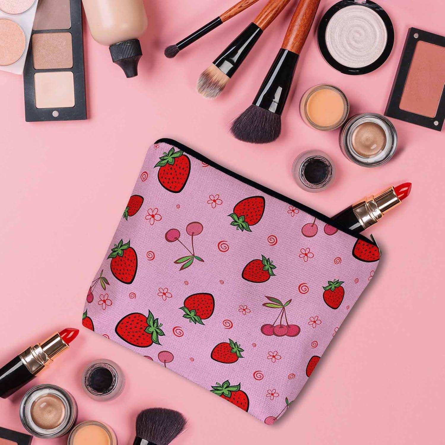 Bolsa de Maquillaje Kalygon Fresa 23x18 cm Organizador Viaje