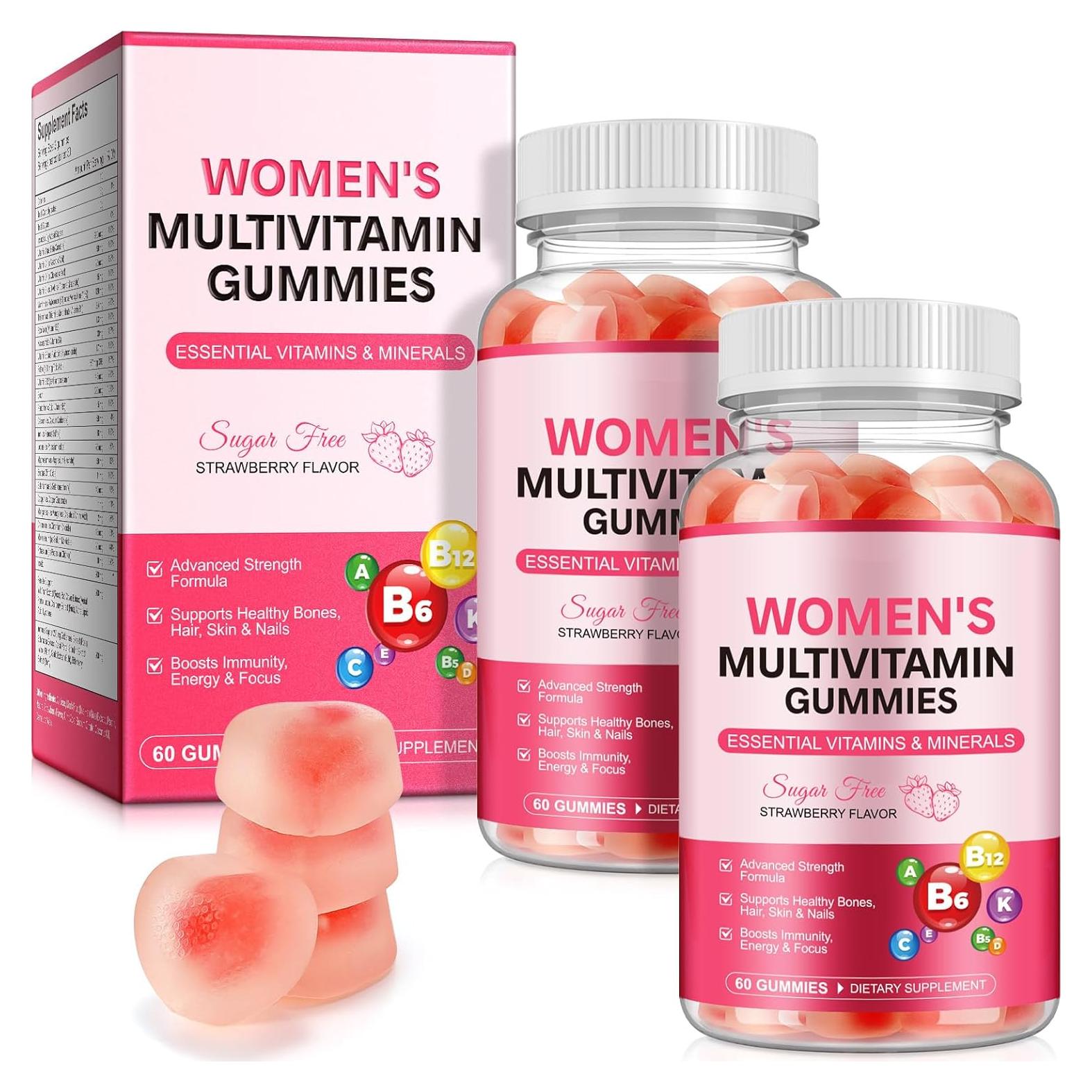 Gummy Multivitamínico para Mujeres Sin Azúcar 120 Gomas
