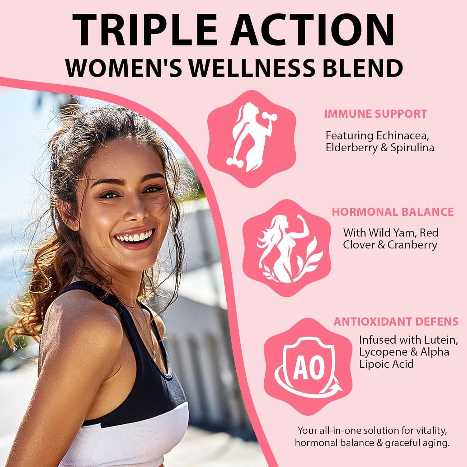 Gummy Multivitamínico para Mujeres Sin Azúcar 120 Gomas