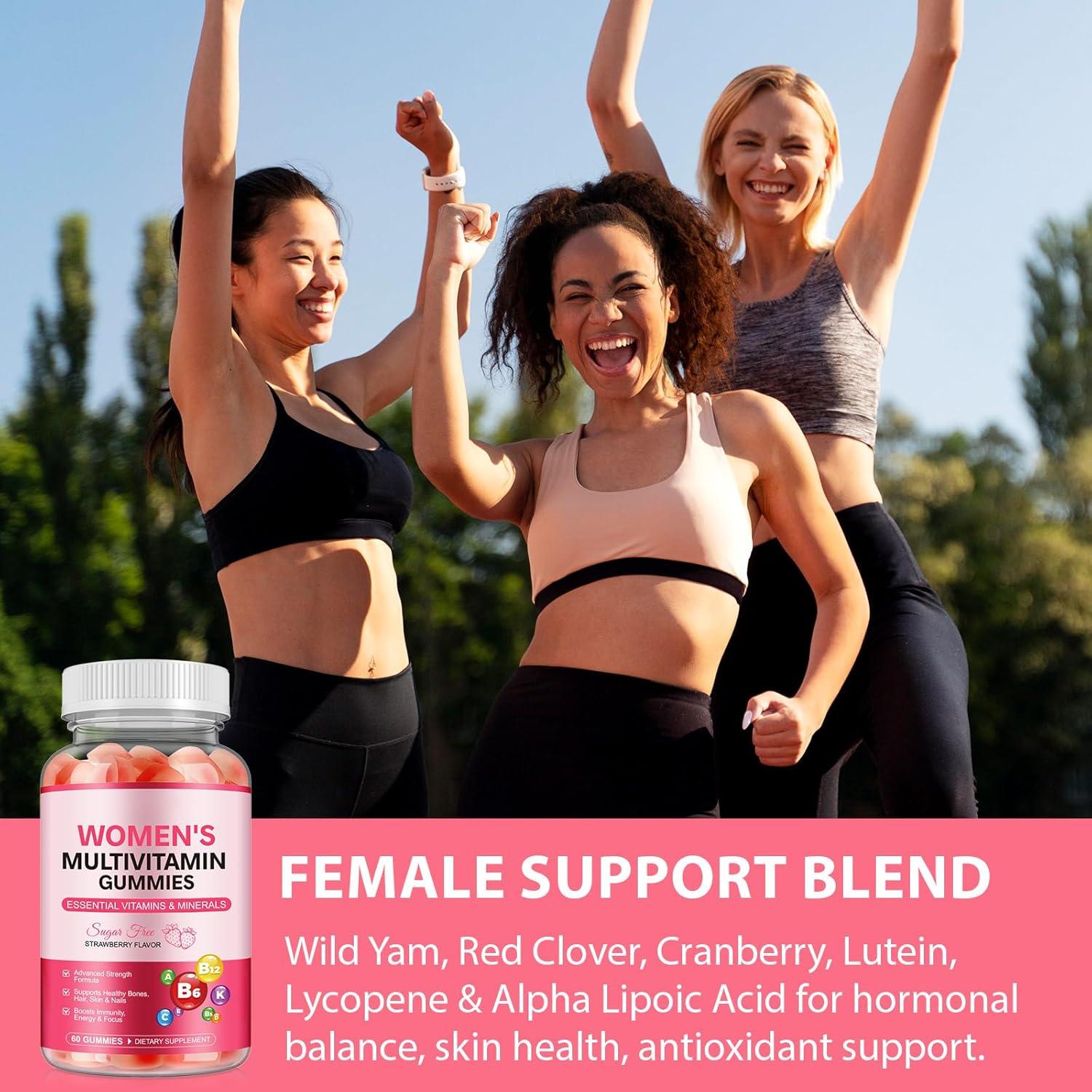 Gummy Multivitamínico para Mujeres Sin Azúcar 120 Gomas