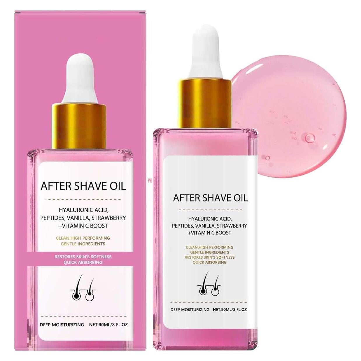 Aceite After Shave ONMYLOVIN Fresa y Vainilla 90g Hidratante