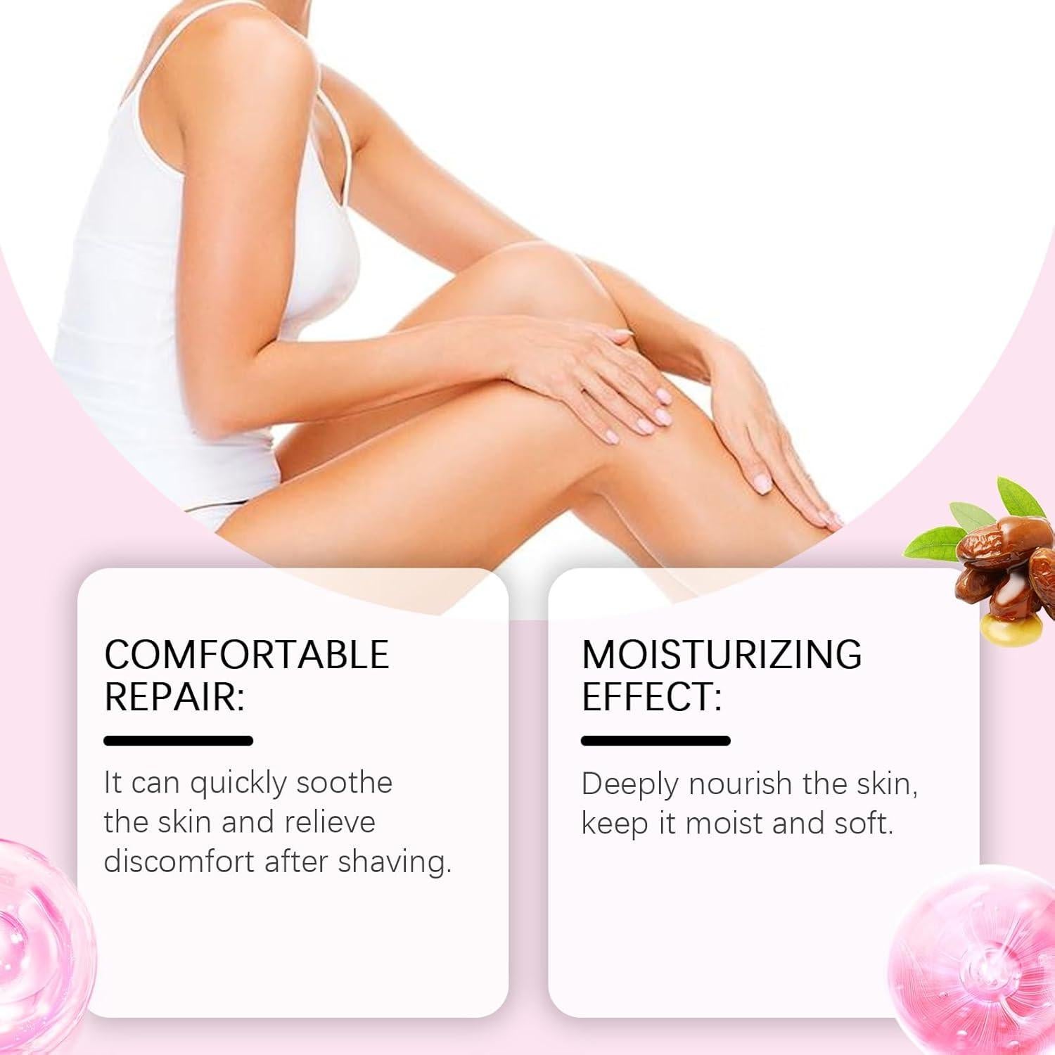 Aceite After Shave ONMYLOVIN Fresa y Vainilla 90g Hidratante