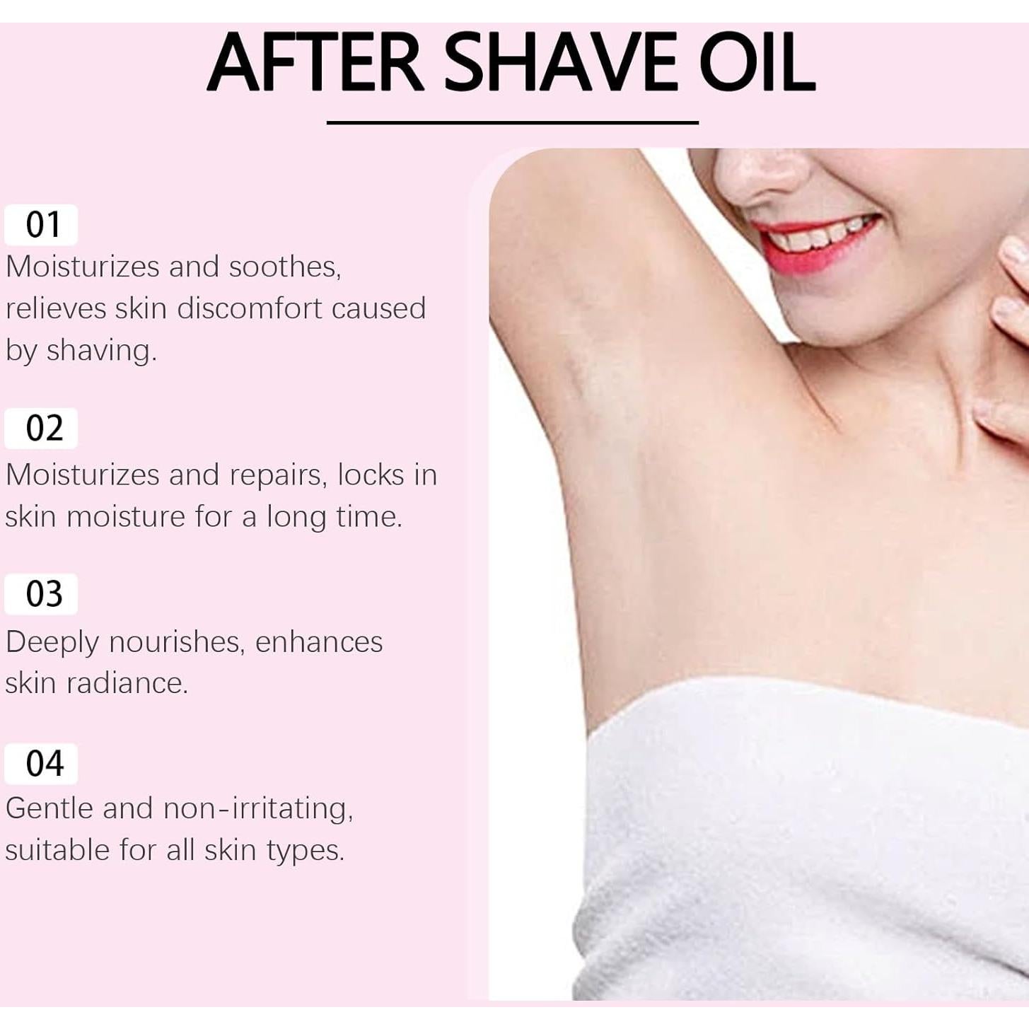 Aceite After Shave ONMYLOVIN Fresa y Vainilla 90g Hidratante