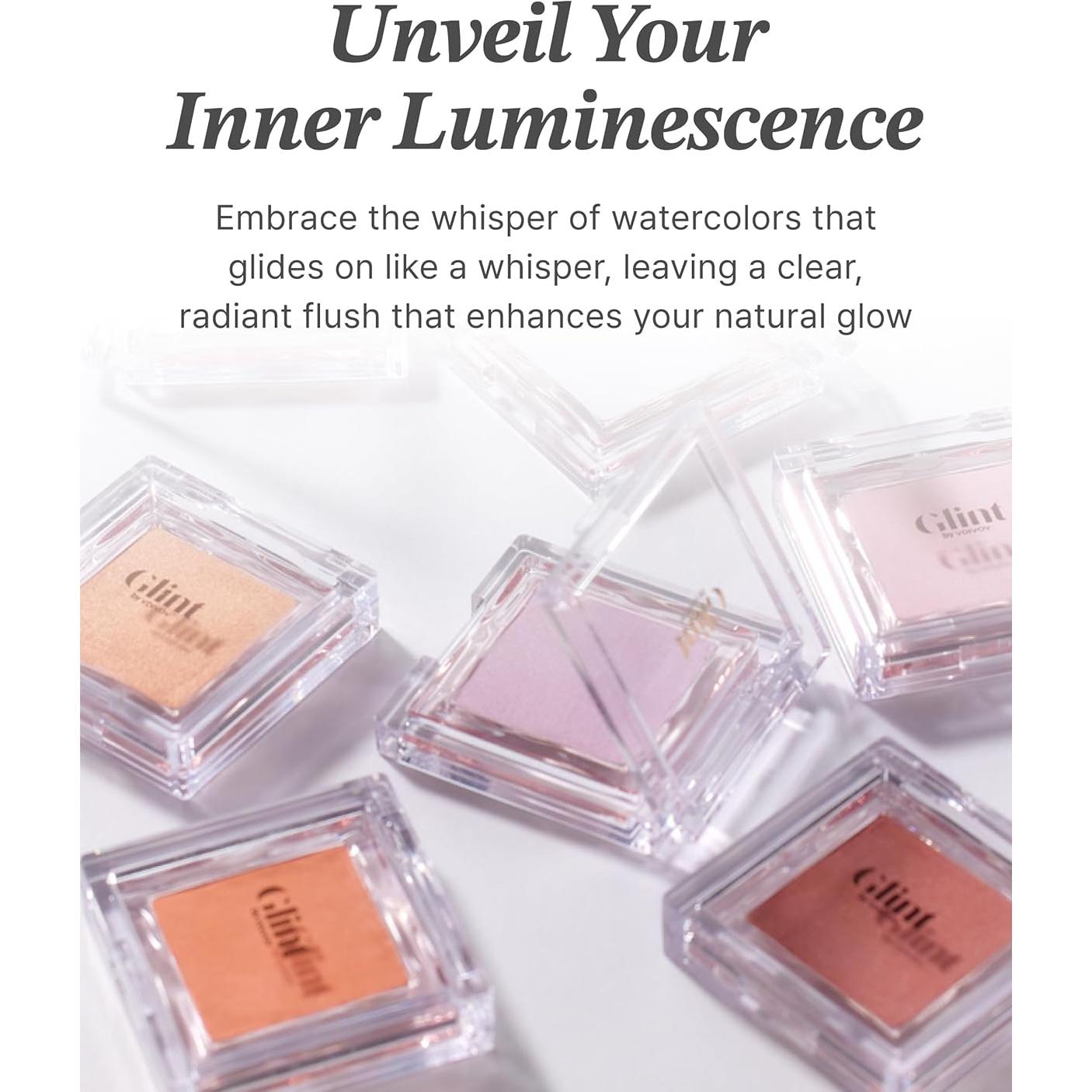 Rubor Horneado Glint Humo de Fresa 2.27g - Maquillaje Coreano