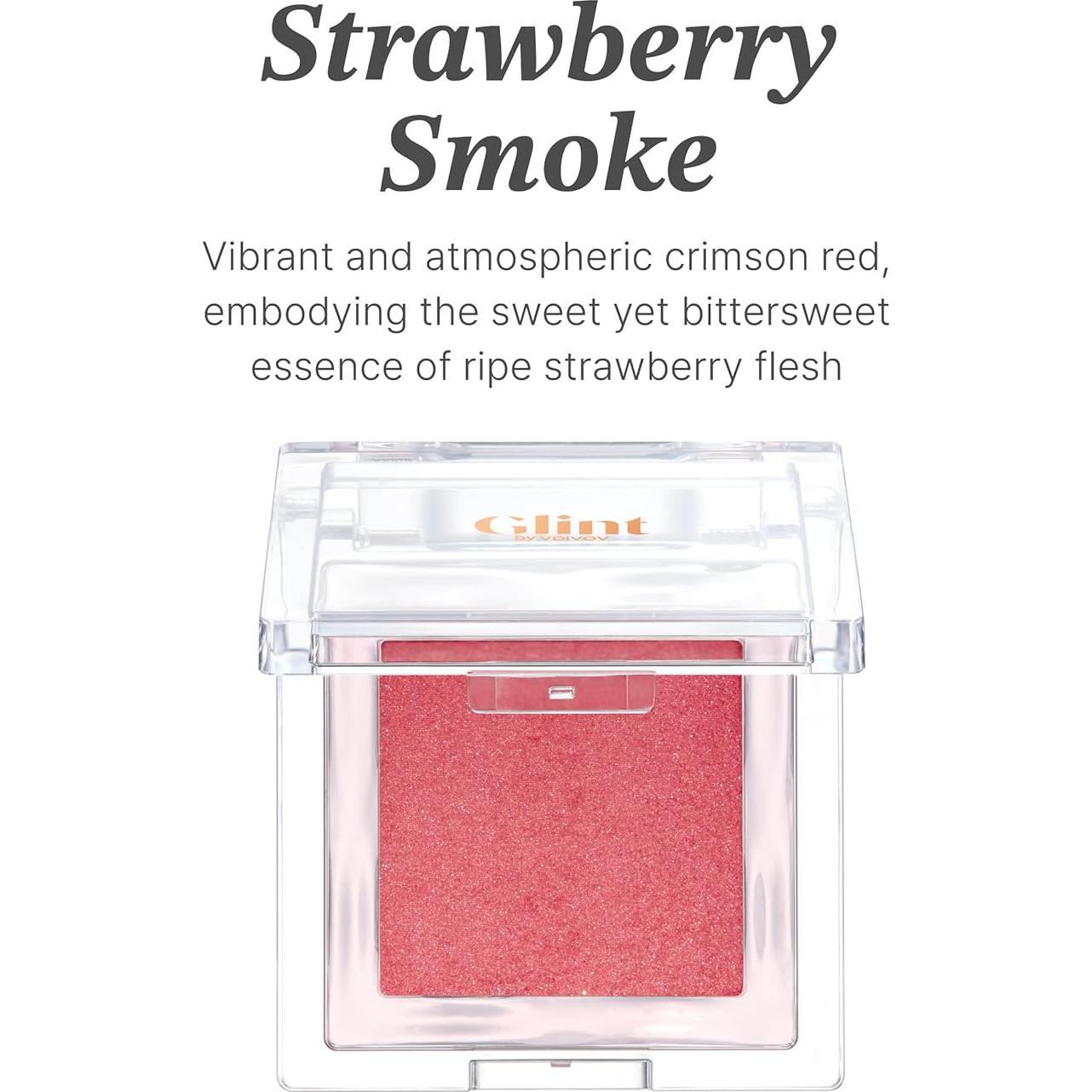 Rubor Horneado Glint Humo de Fresa 2.27g - Maquillaje Coreano