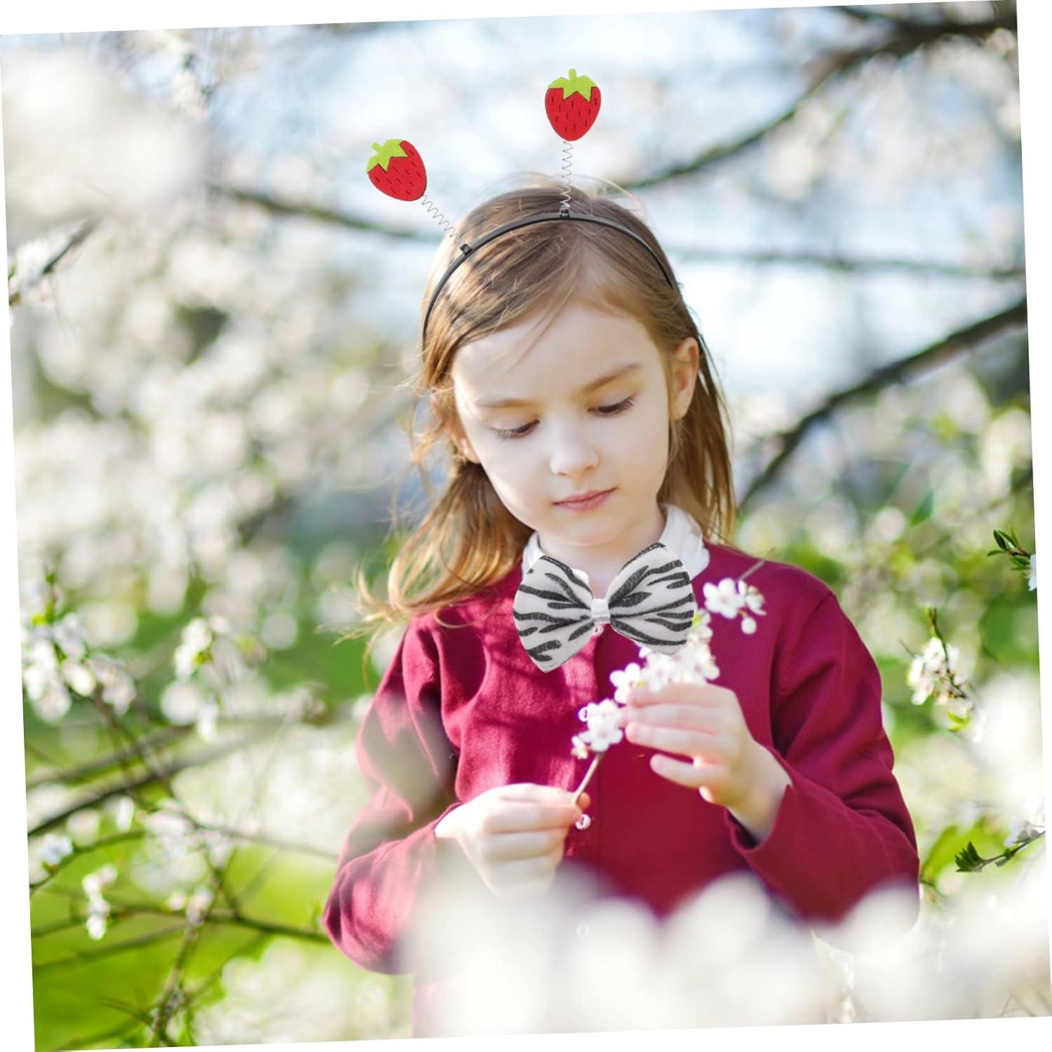 Diadema de fresa Beatifufu 2 Pcs para Niñas - Accesorios de Cabello