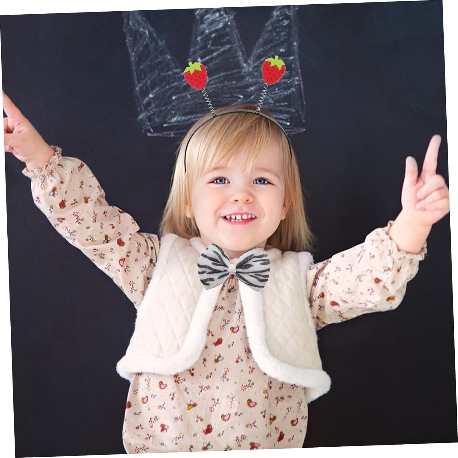 Diadema de fresa Beatifufu 2 Pcs para Niñas - Accesorios de Cabello