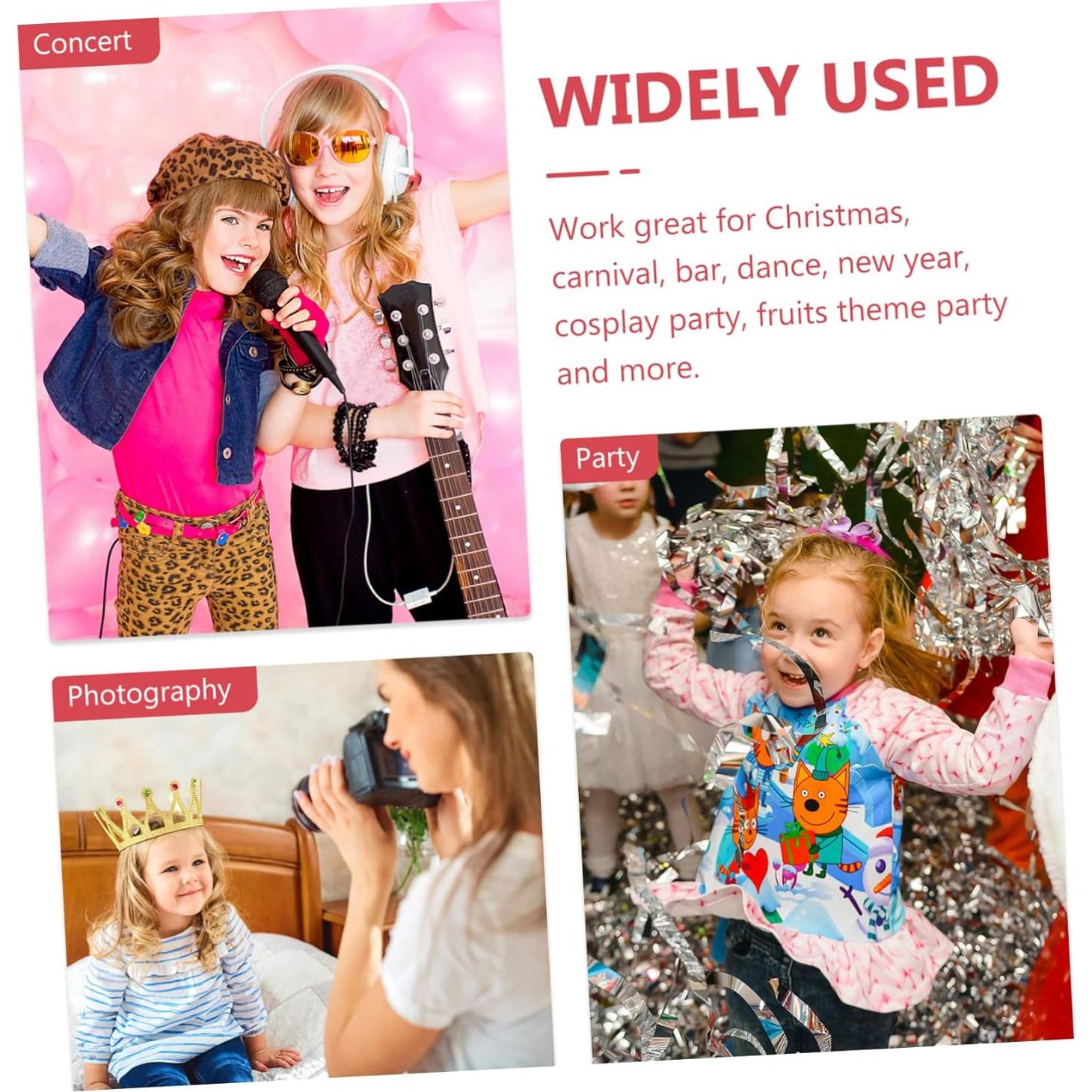 Diadema de fresa Beatifufu 2 Pcs para Niñas - Accesorios de Cabello