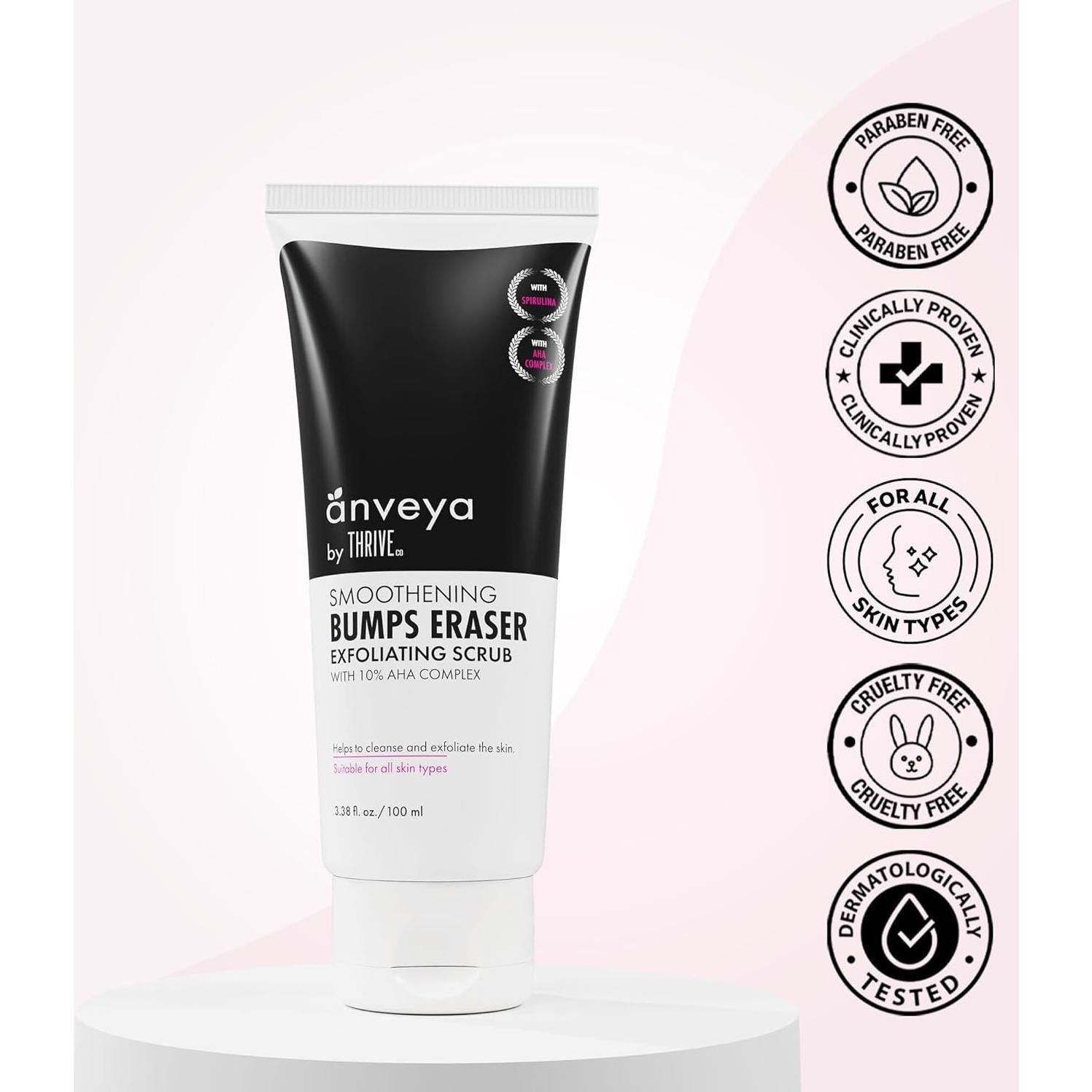 Exfoliante Corporal Suavizante Anveya 100ml - Piel Bultosa y Seca