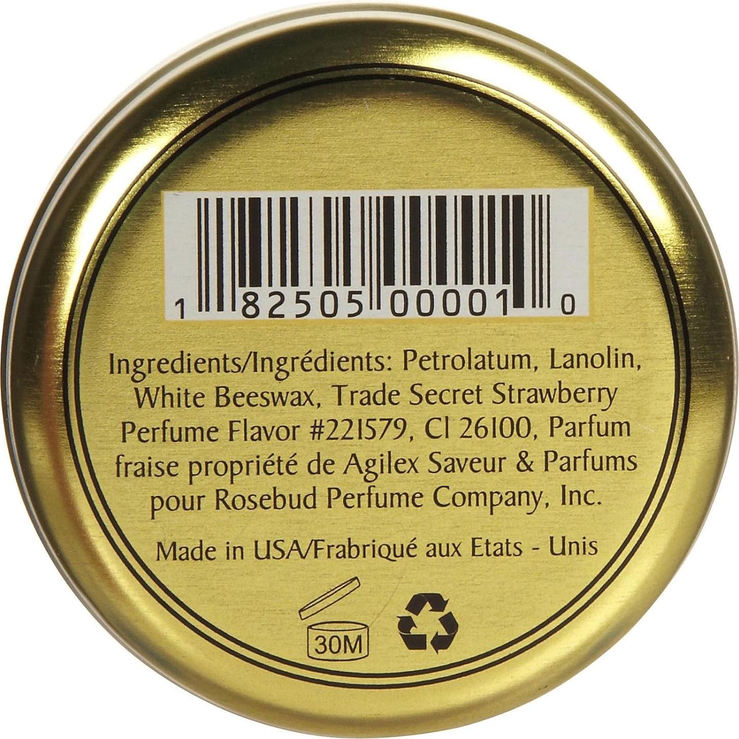 Bálsamo Labial Fresa Rosebud Perfume Co. 22.68 g