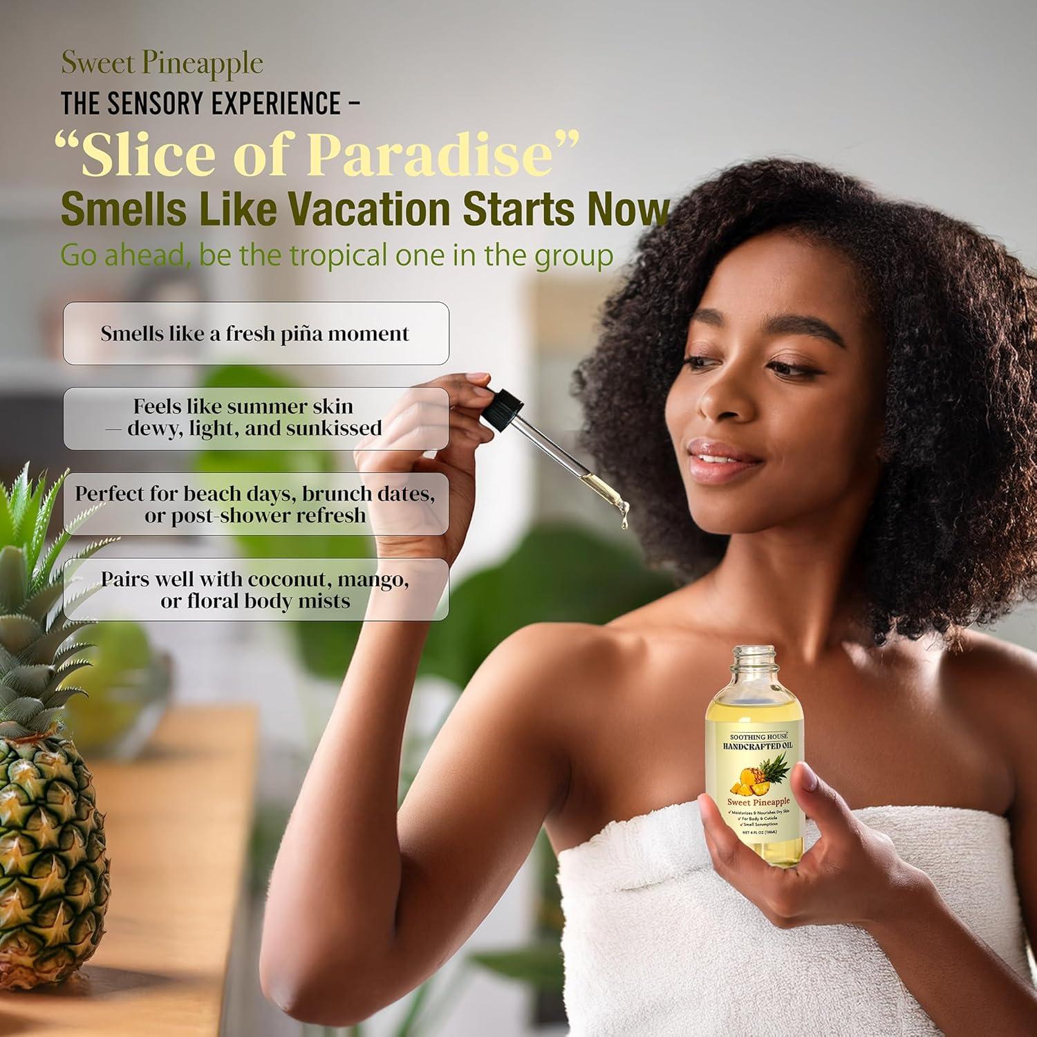 Aceite Corporal Hidratante Soothing House 118 ml Piña Dulce