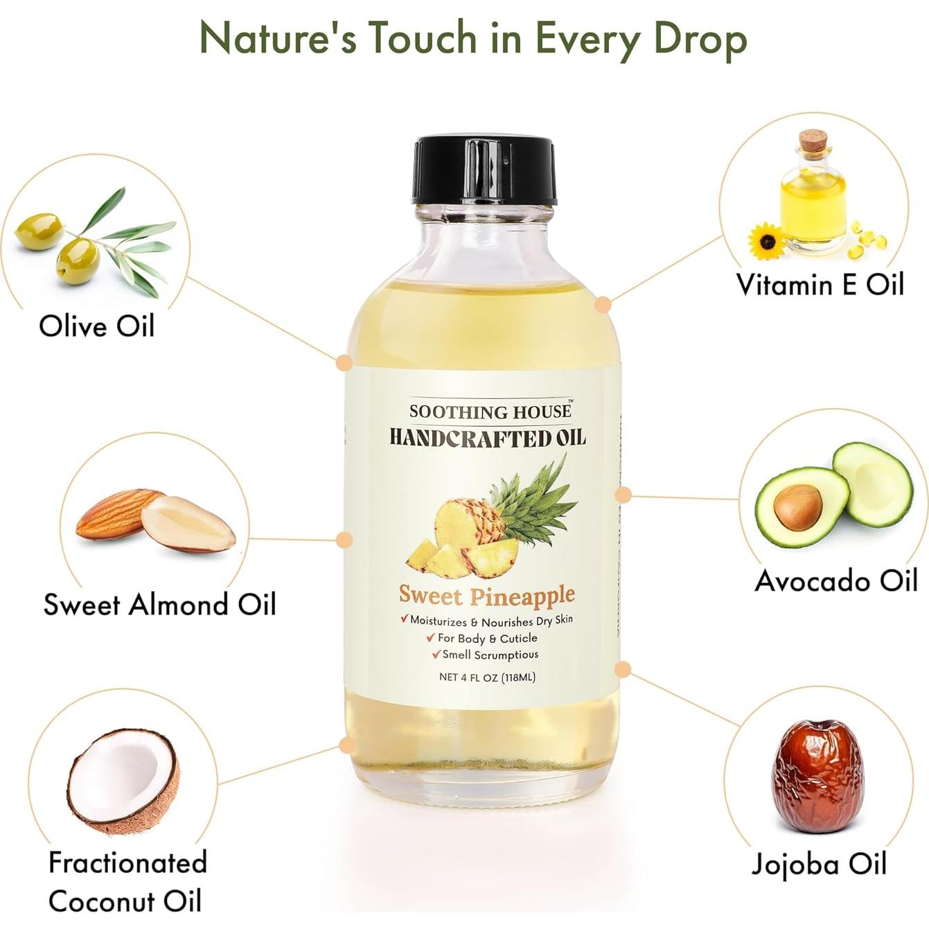 Aceite Corporal Hidratante Soothing House 118 ml Piña Dulce