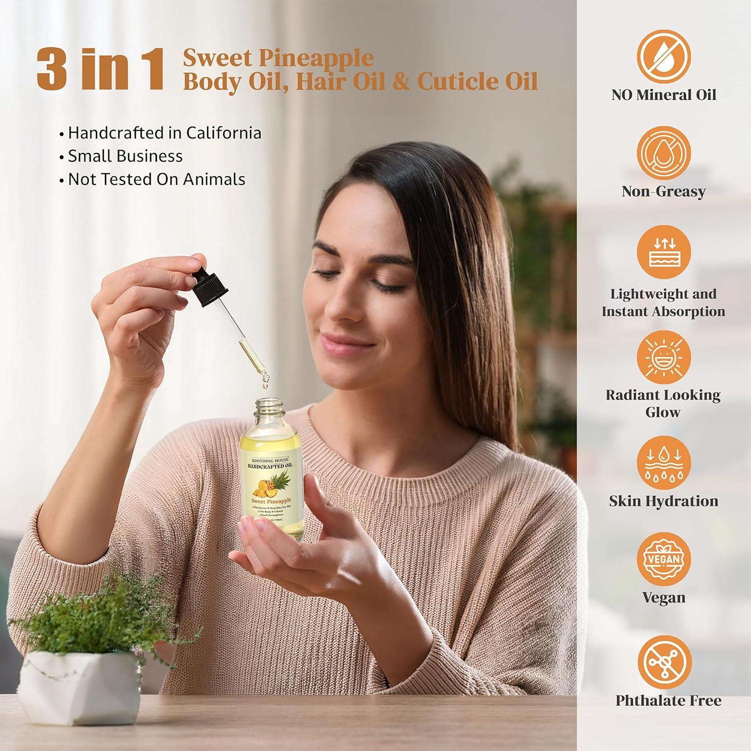 Aceite Corporal Hidratante Soothing House 118 ml Piña Dulce