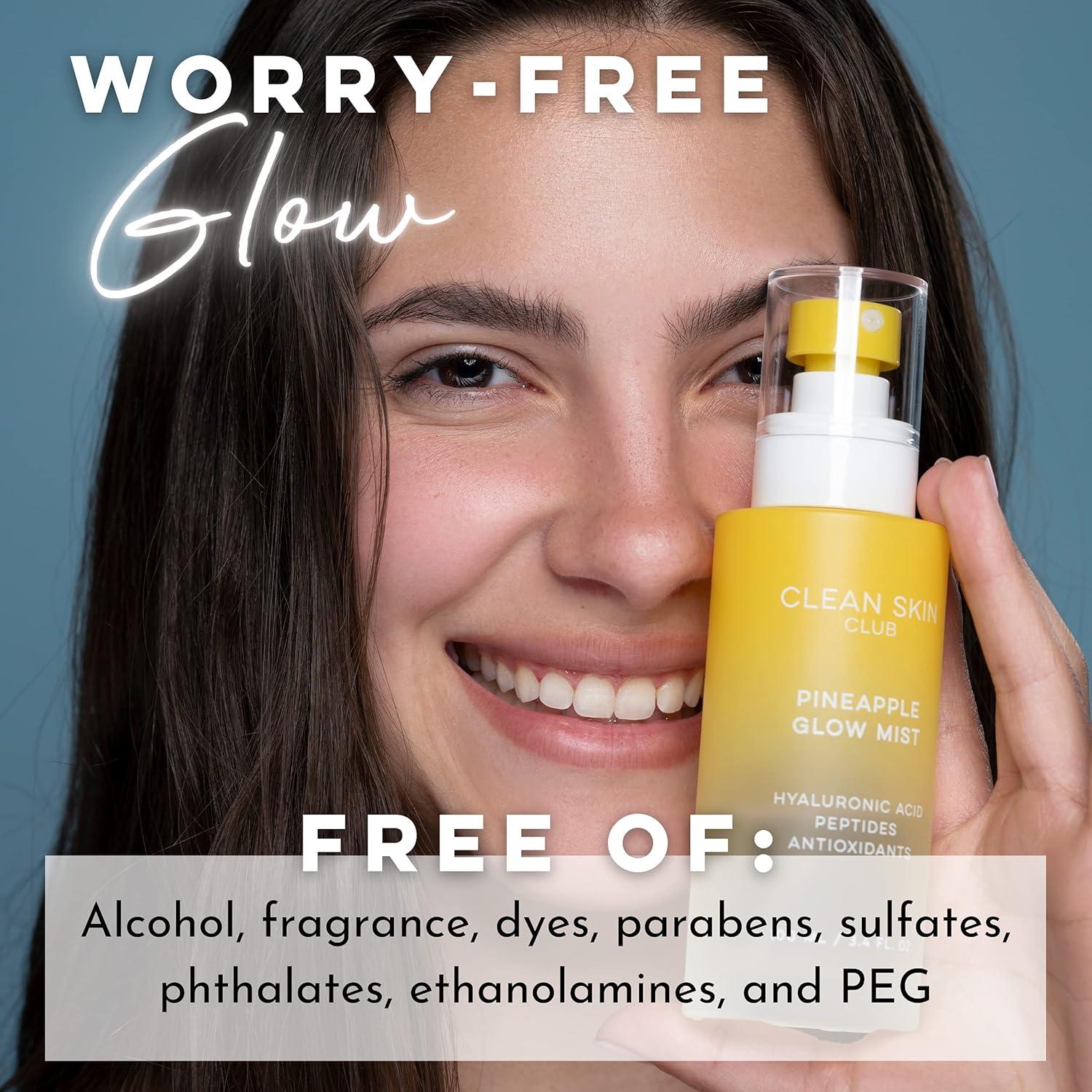 Mist Facial Hidratante Clean Skin Club Piña 103ml Vegano