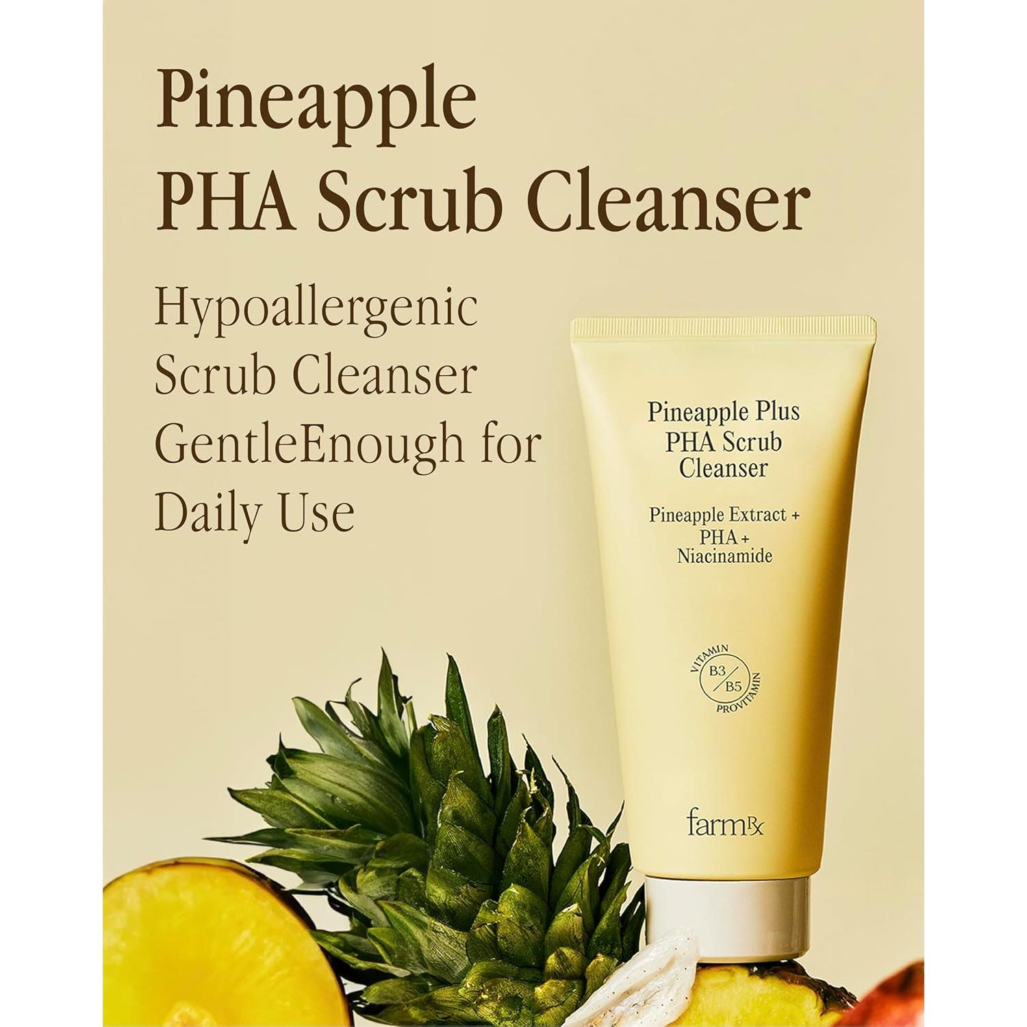 Limpiador Exfoliante Facial Farm Rx Piña Plus PHA 200ml - Suave y Brillante