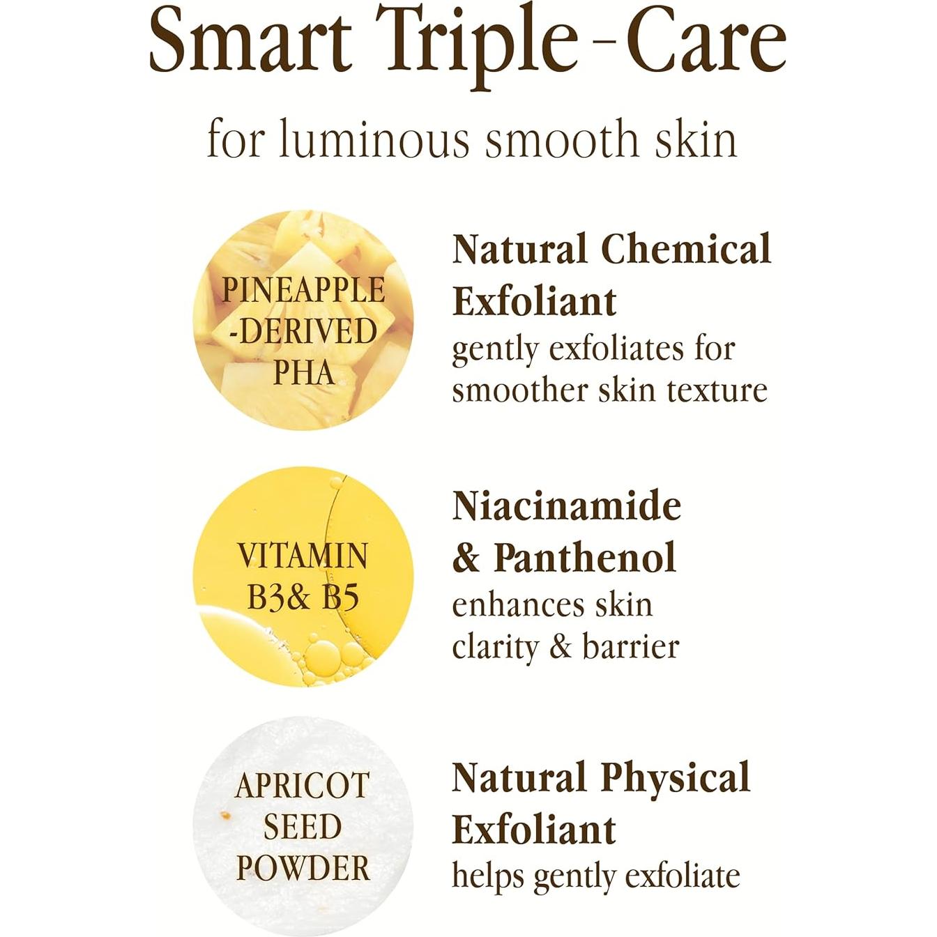 Limpiador Exfoliante Facial Farm Rx Piña Plus PHA 200ml - Suave y Brillante