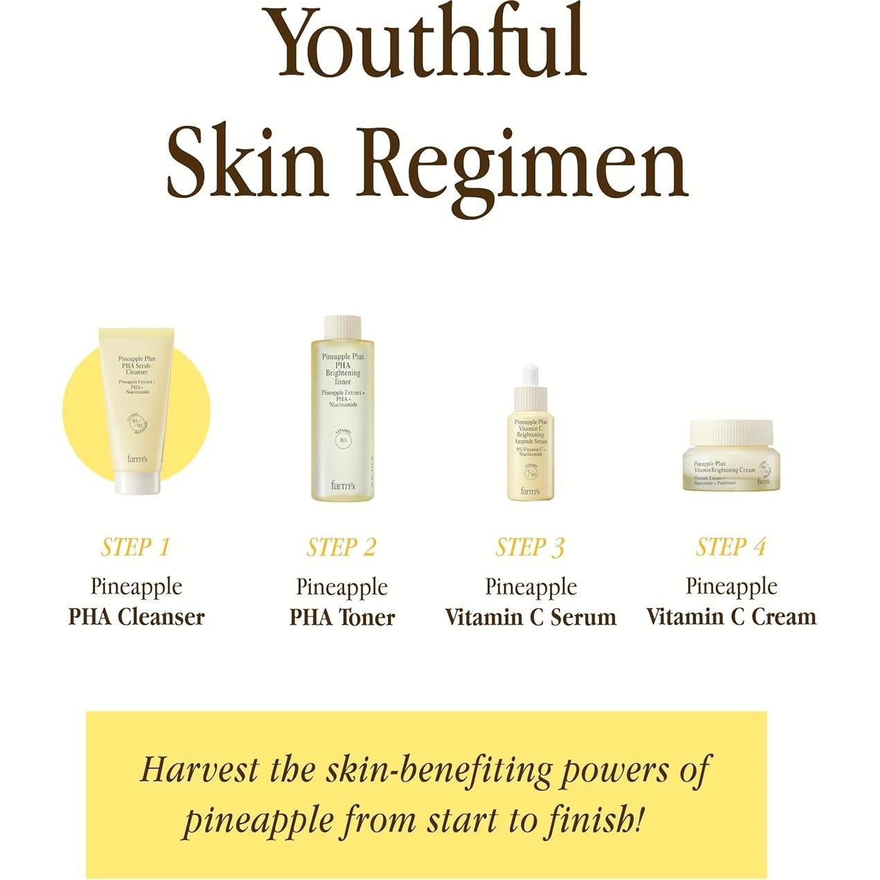 Limpiador Exfoliante Facial Farm Rx Piña Plus PHA 200ml - Suave y Brillante