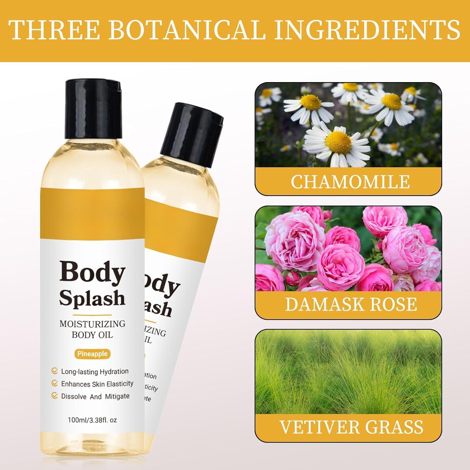 Aceite Corporal Hidratante Facekaot 100ml Crema de Piña Natural