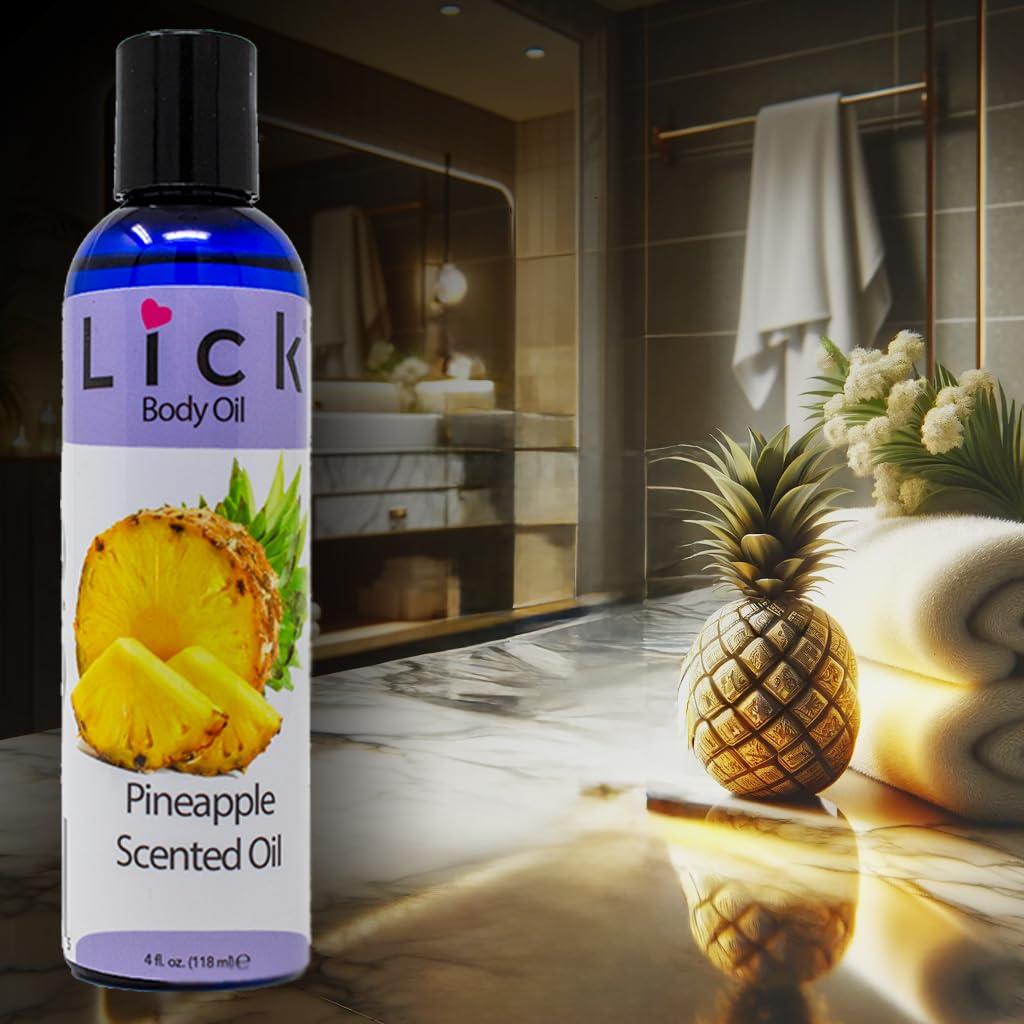 Aceite Corporal Hidratante Lick 118 ml Aroma Piña Natural