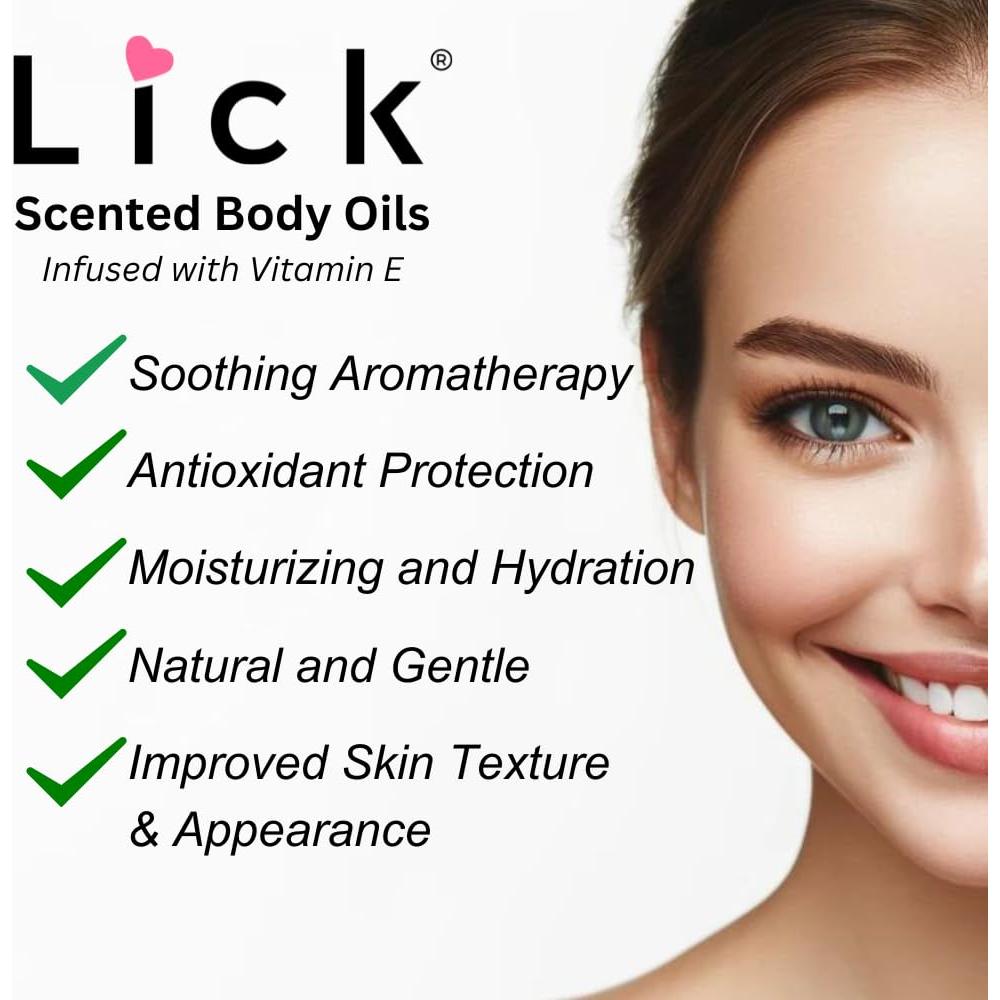 Aceite Corporal Hidratante Lick 118 ml Aroma Piña Natural