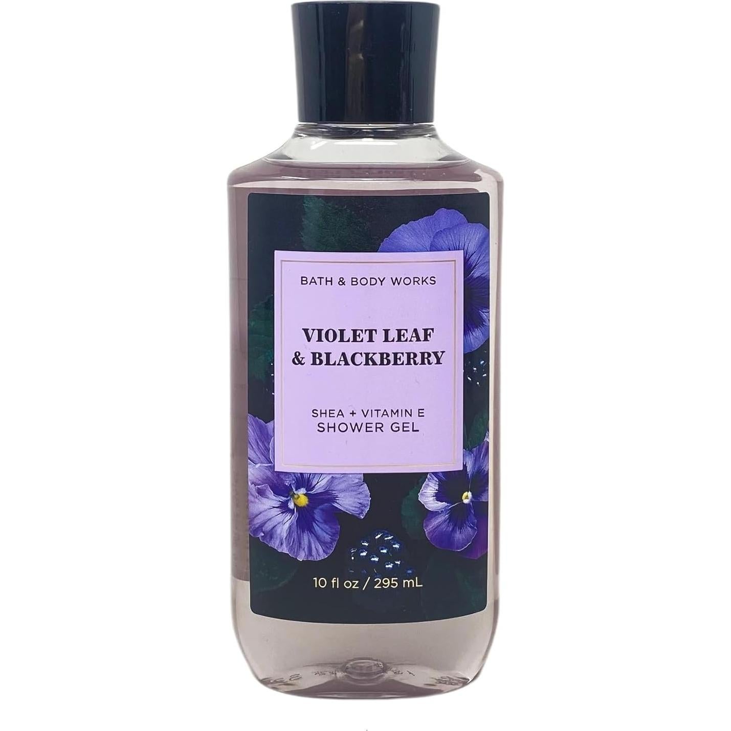 Dúo Gel de Ducha y Loción Corporal Bath & Body Works Violeta y Mora