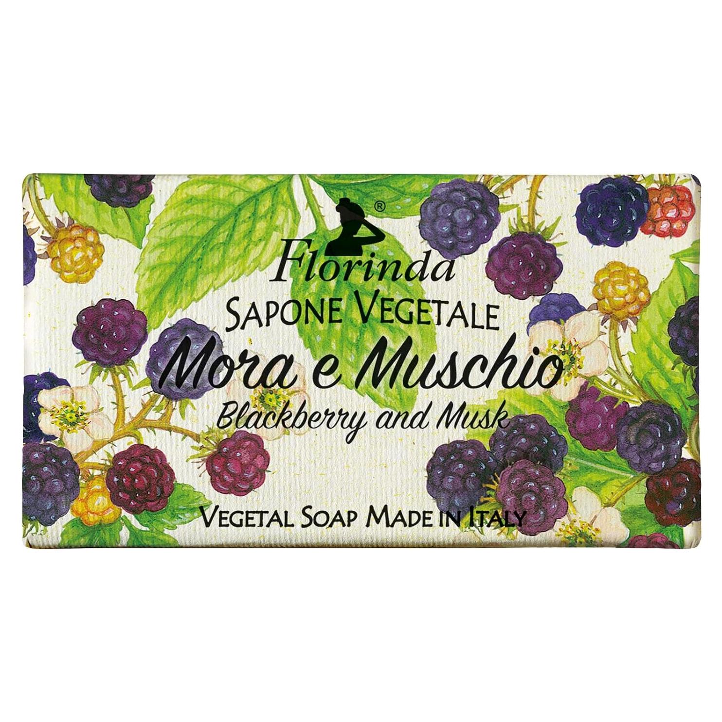 Jabón Vegetal de Mora y Almizcle Florinda 100g