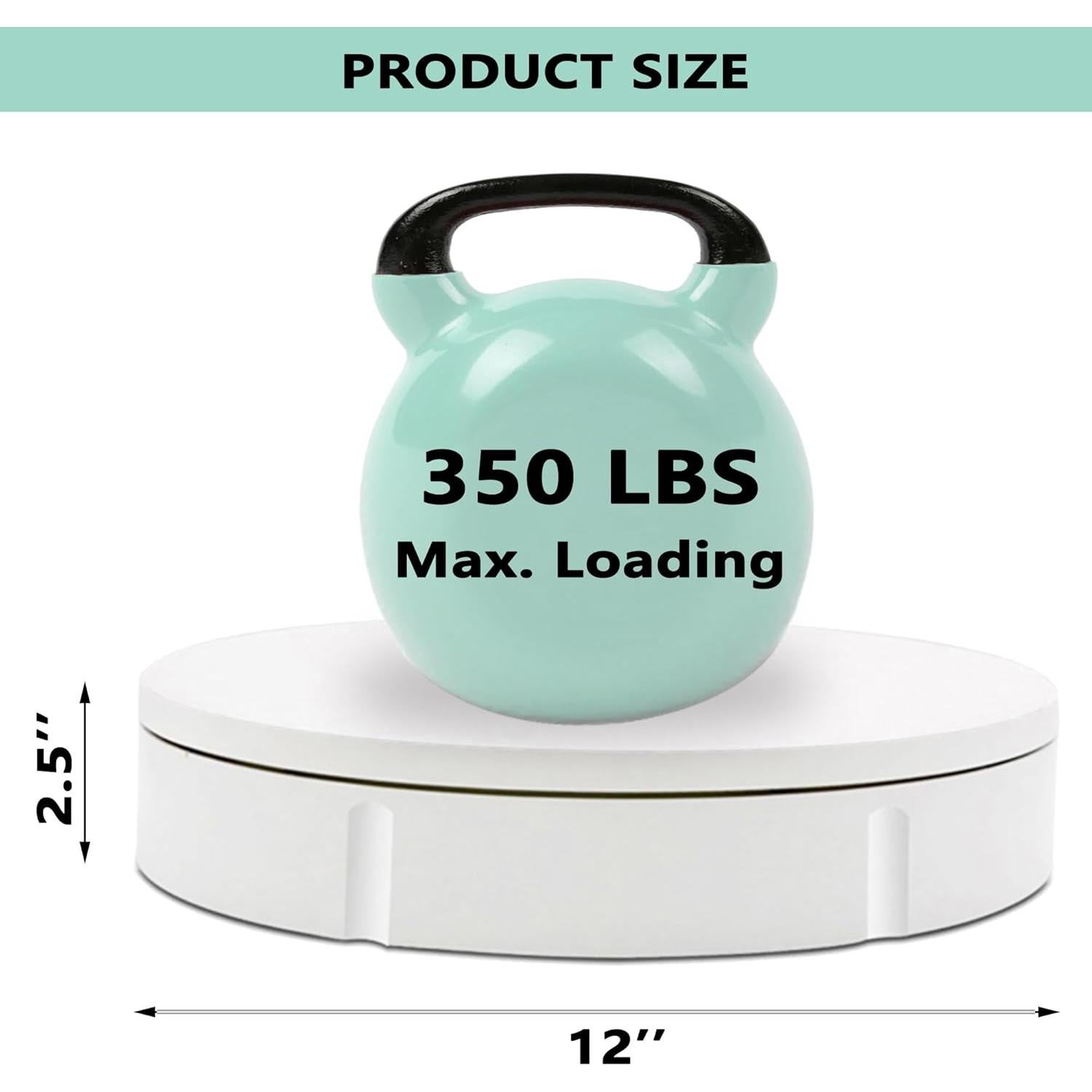 Soporte Giratorio PROLEE 30.48 cm Control Remoto 158.76 kg