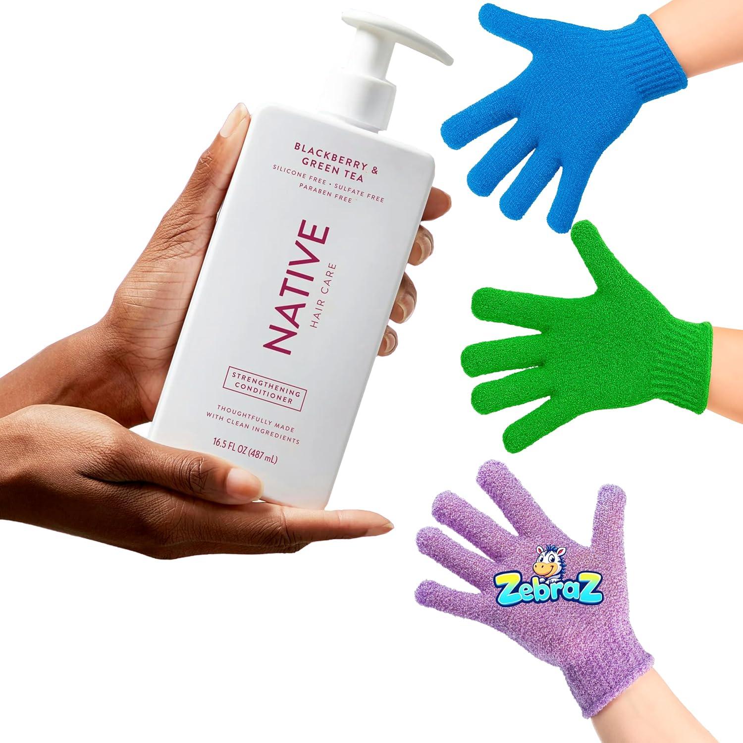 Kit de Champú y Acondicionador ZebraZ - Mora y Té Verde 490ml