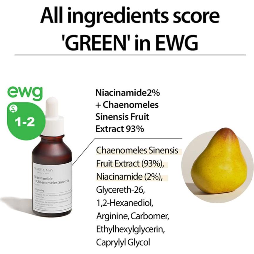 Paquete Suero Facial Niacinamida Mary&May + Crema Hidratante 100g