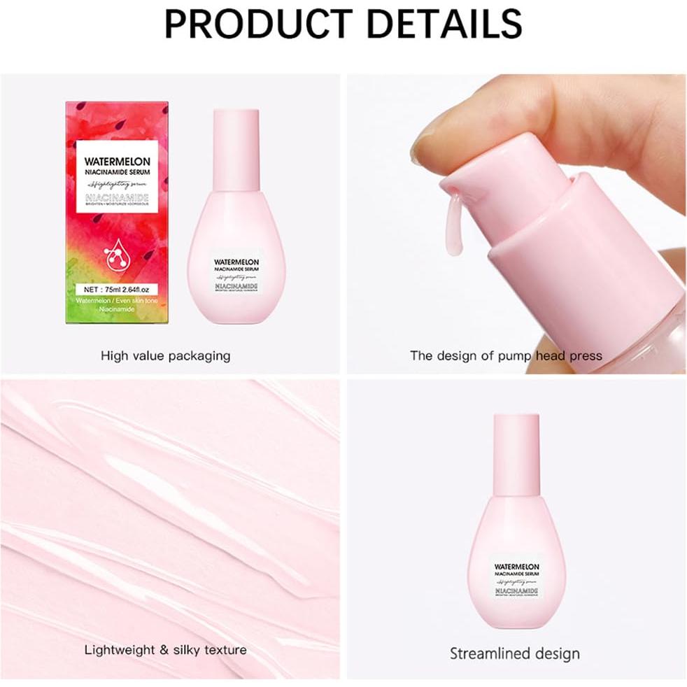 Suero Hidratante de Niacinamida Yeweian 75ml - Aclarante y Ligero