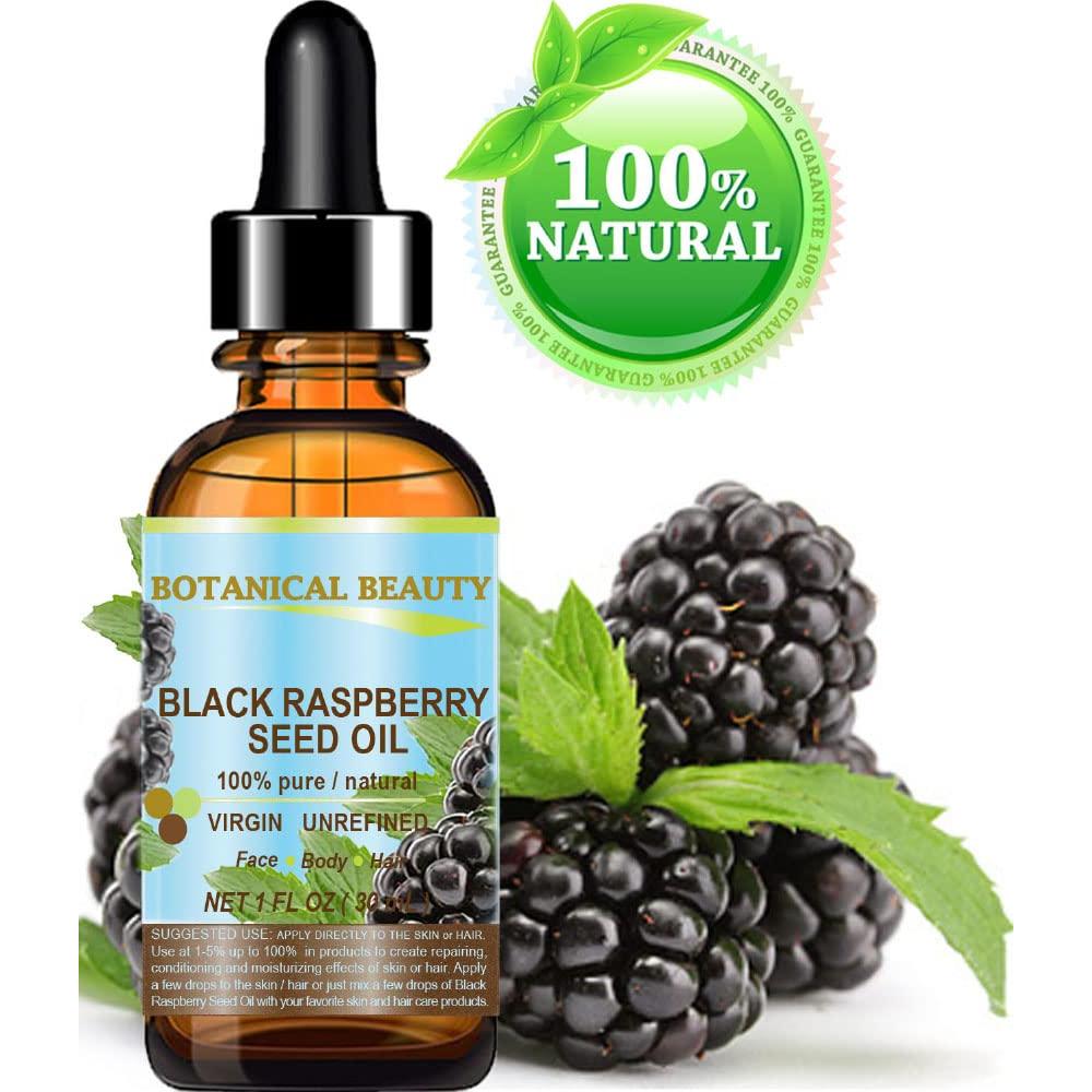 Aceite de Semilla de Frambuesa Negra 100% Puro 30 ml Belleza Botánica
