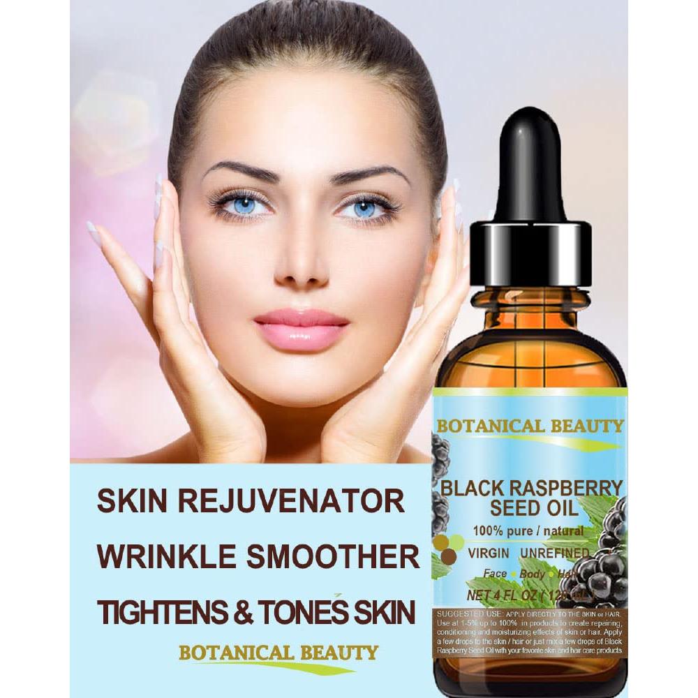 Aceite de Semilla de Frambuesa Negra 100% Puro 30 ml Belleza Botánica