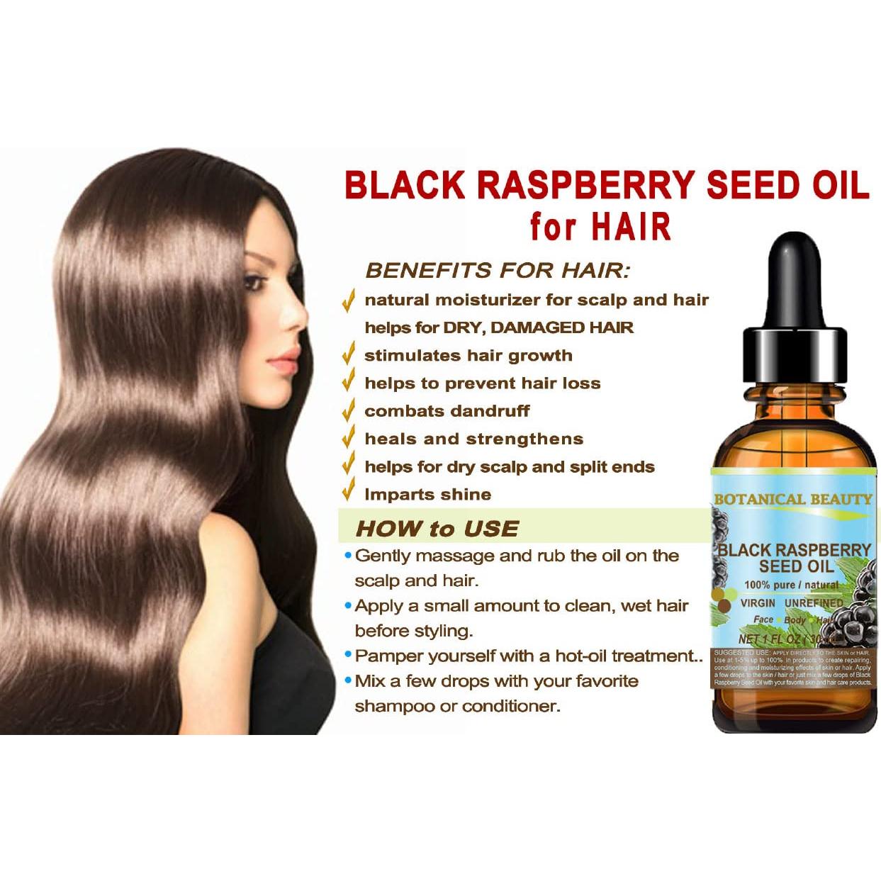 Aceite de Semilla de Frambuesa Negra 100% Puro 30 ml Belleza Botánica