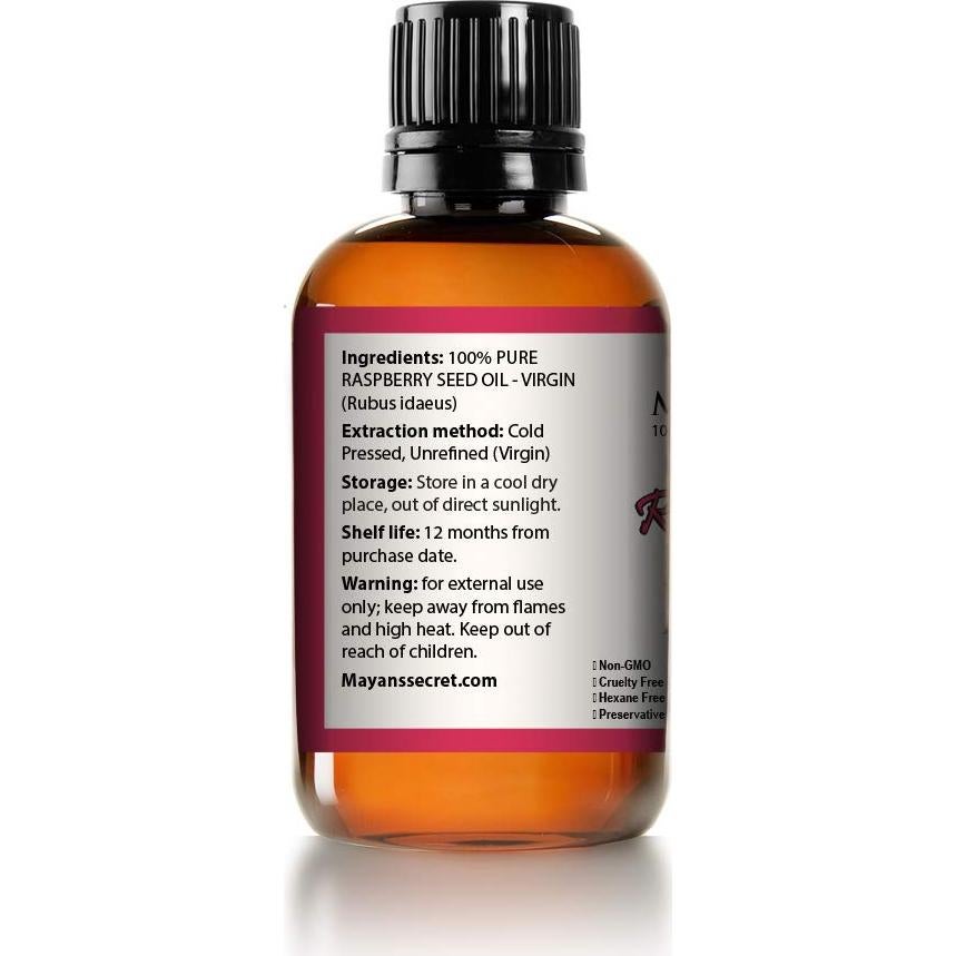 Aceite de Semilla de Frambuesa Roja Mayan's Secret 30 ml Puro