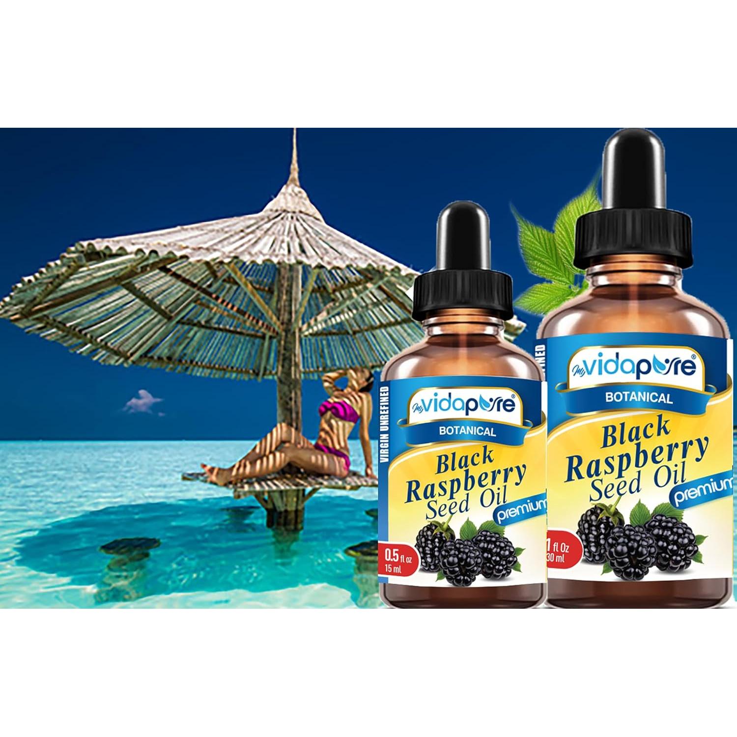 Aceite de Semilla de Frambuesa Negra myVidaPure 30ml Crudo