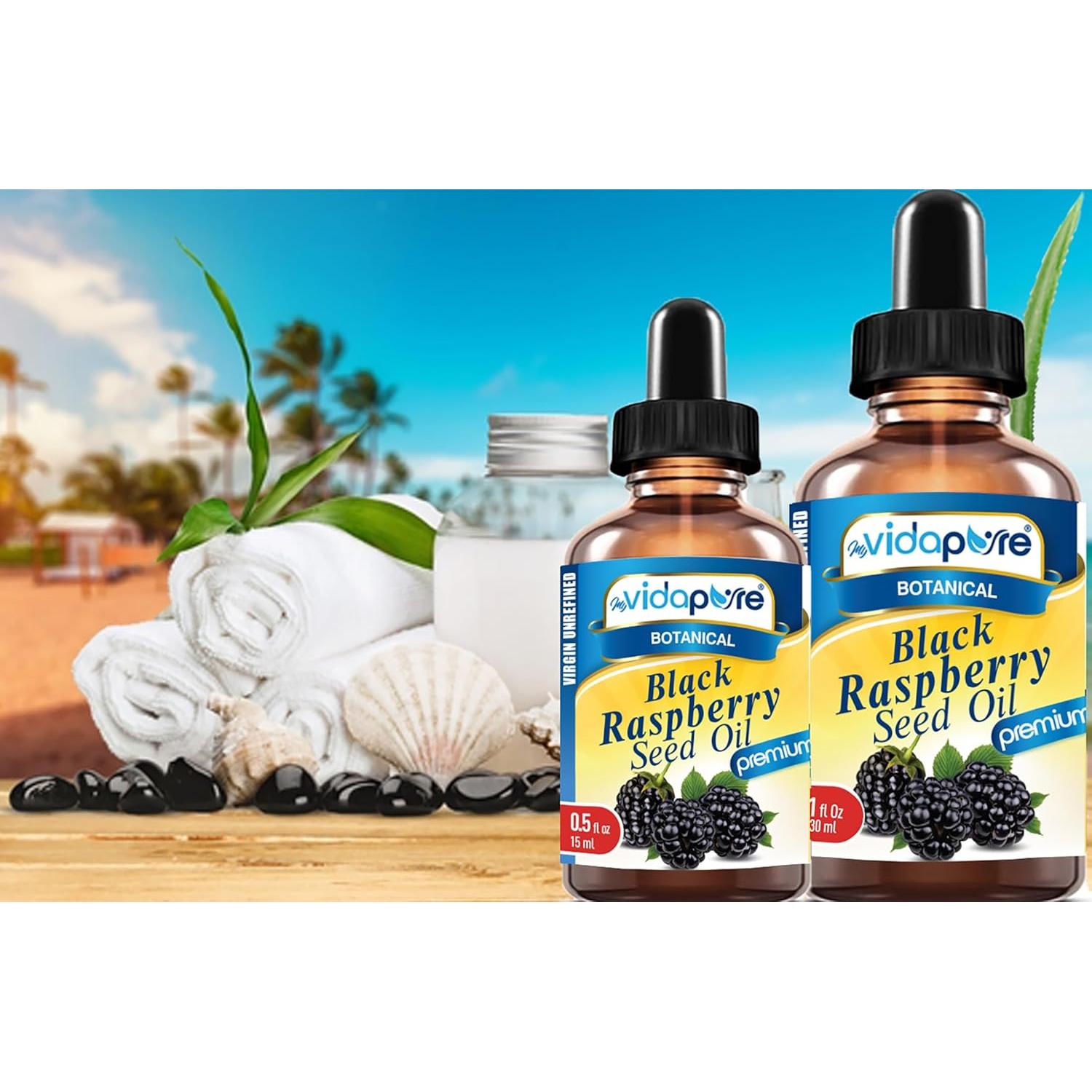 Aceite de Semilla de Frambuesa Negra myVidaPure 30ml Crudo