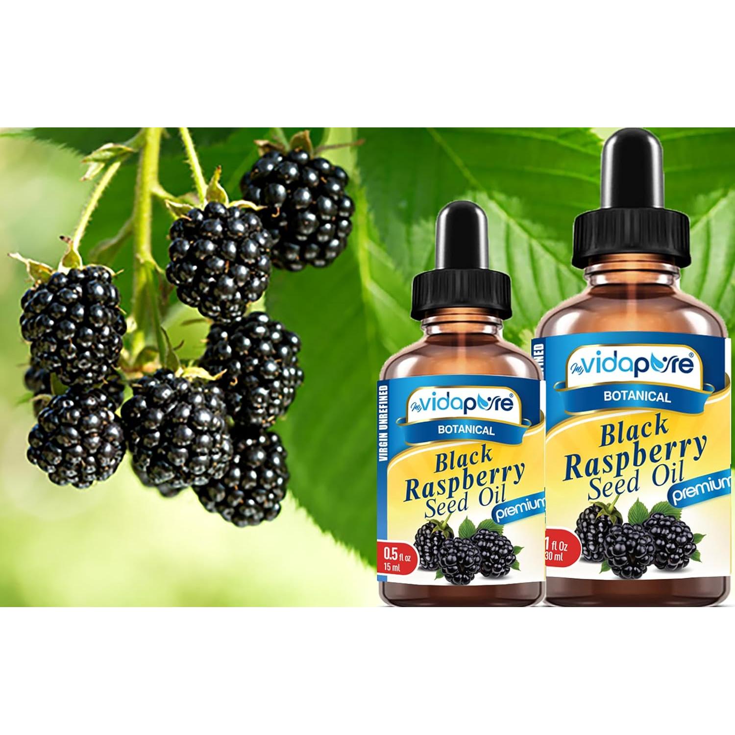 Aceite de Semilla de Frambuesa Negra myVidaPure 30ml Crudo