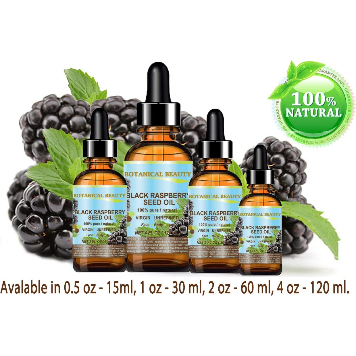 Aceite de Semilla de Frambuesa Negra 100% Puro 15 ml