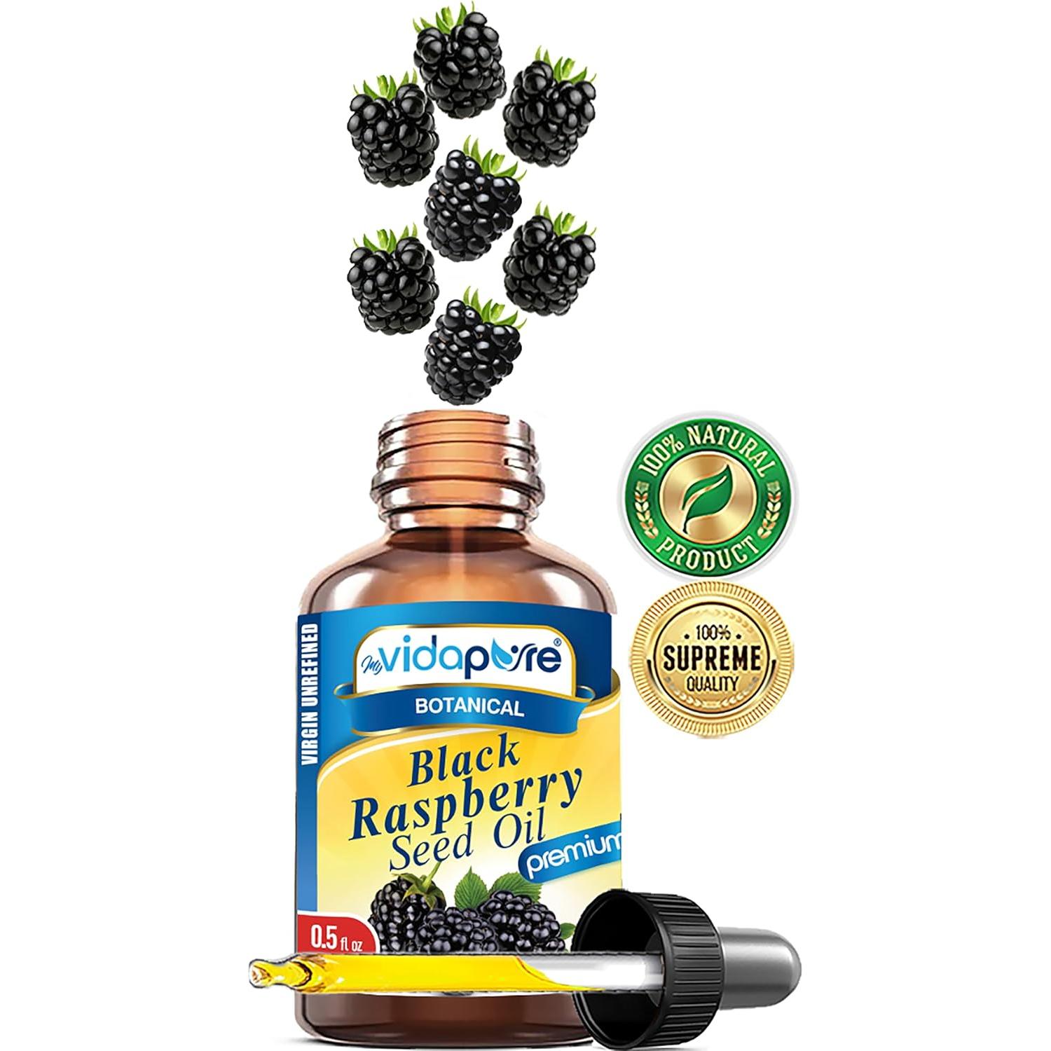 Aceite de Semilla de Frambuesa Negra myVidaPure 100% Puro 14.79 ml