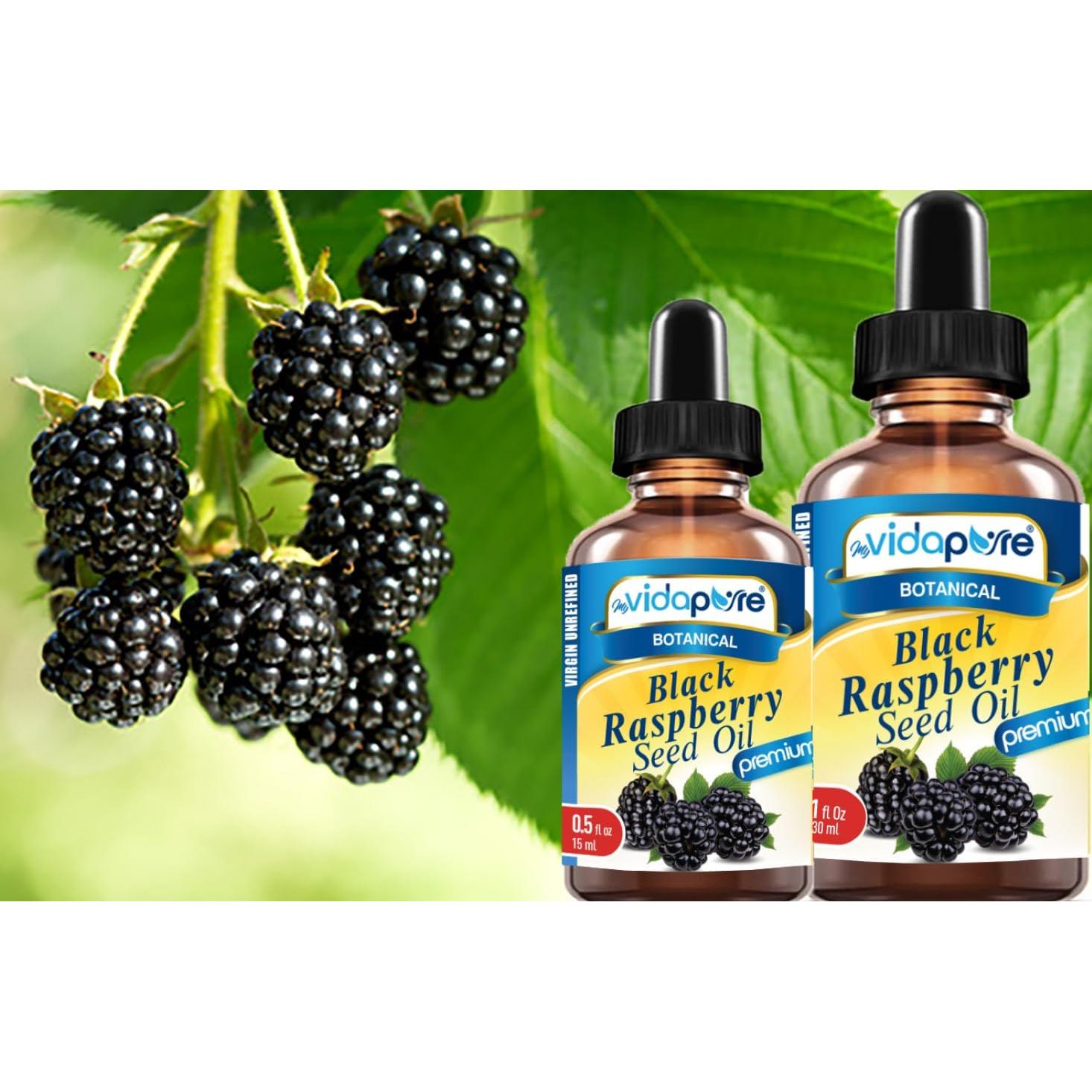 Aceite de Semilla de Frambuesa Negra myVidaPure 100% Puro 14.79 ml