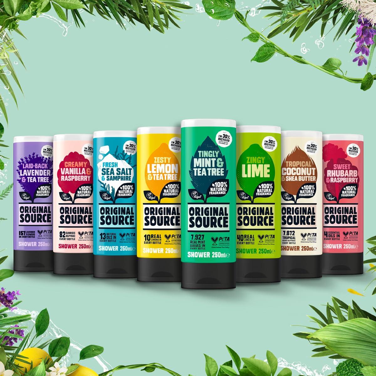 Gel de Ducha Original Source Ruibarbo y Frambuesa 250ml