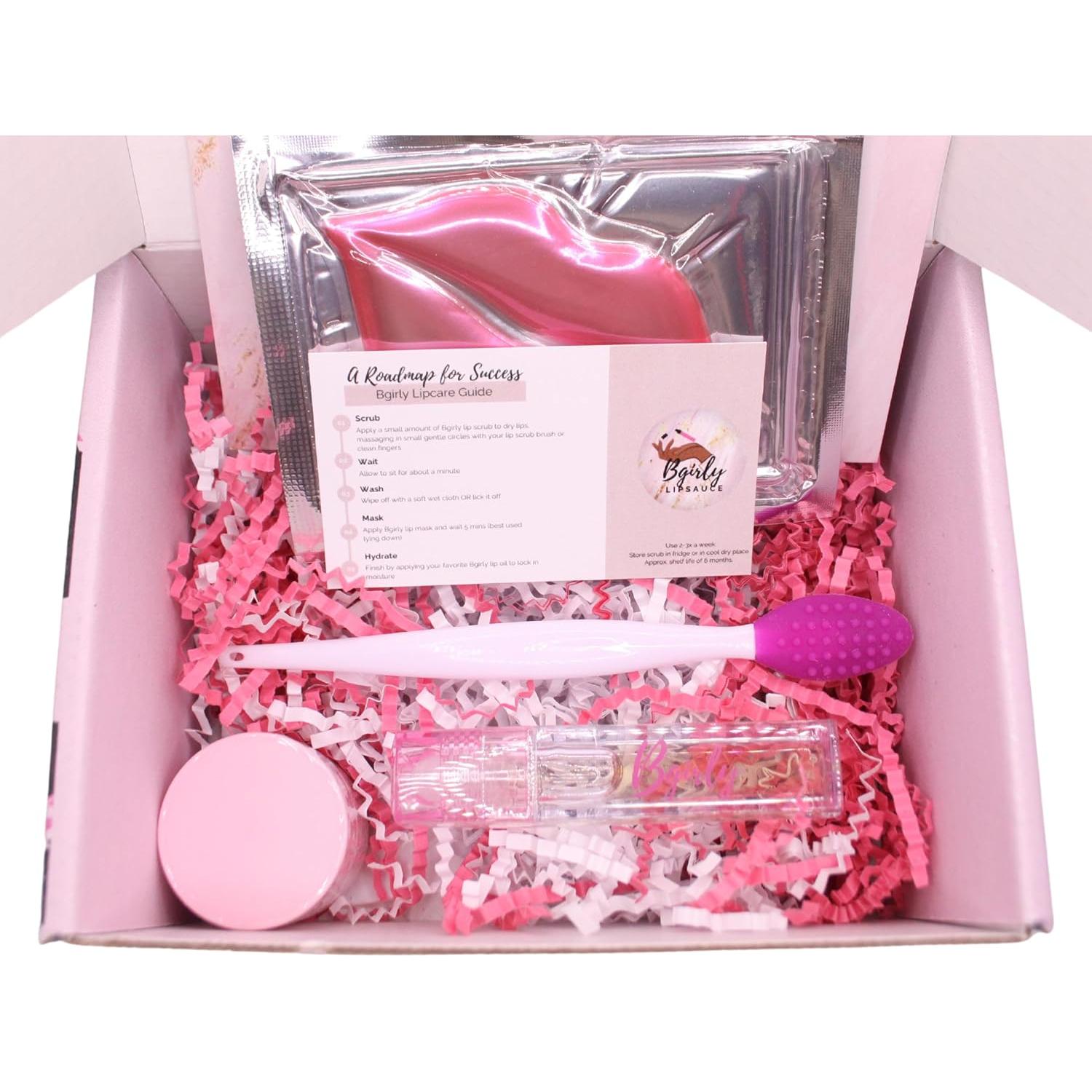 Kit de Cuidado de Labios Bgirly | Exfoliante, Aceite y Mascarilla