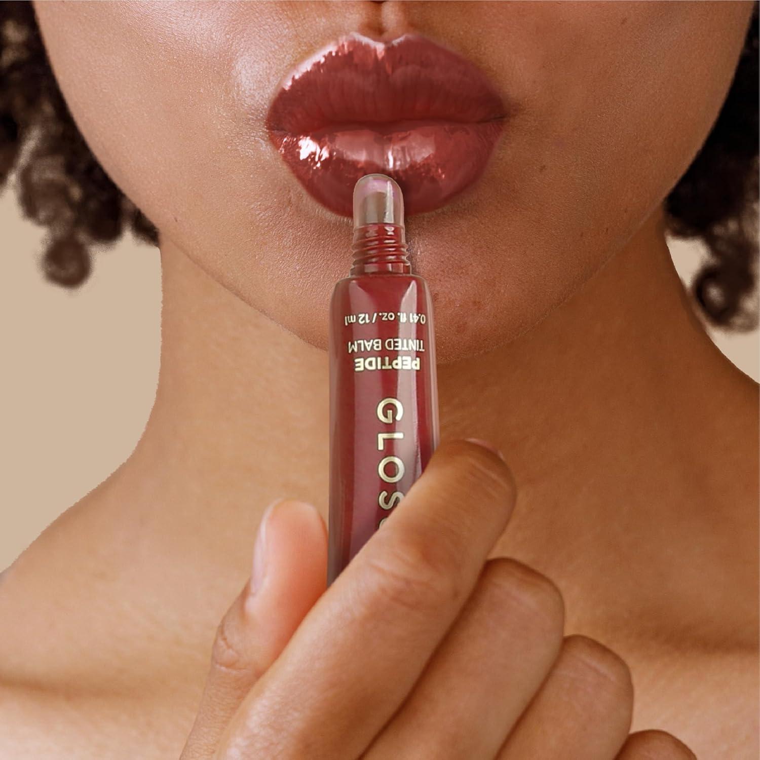 Bálsamo Tinte Peptídico Gloss Slick Absolute New York - Sorbete de Frambuesa, Labios Suaves y Voluminosos