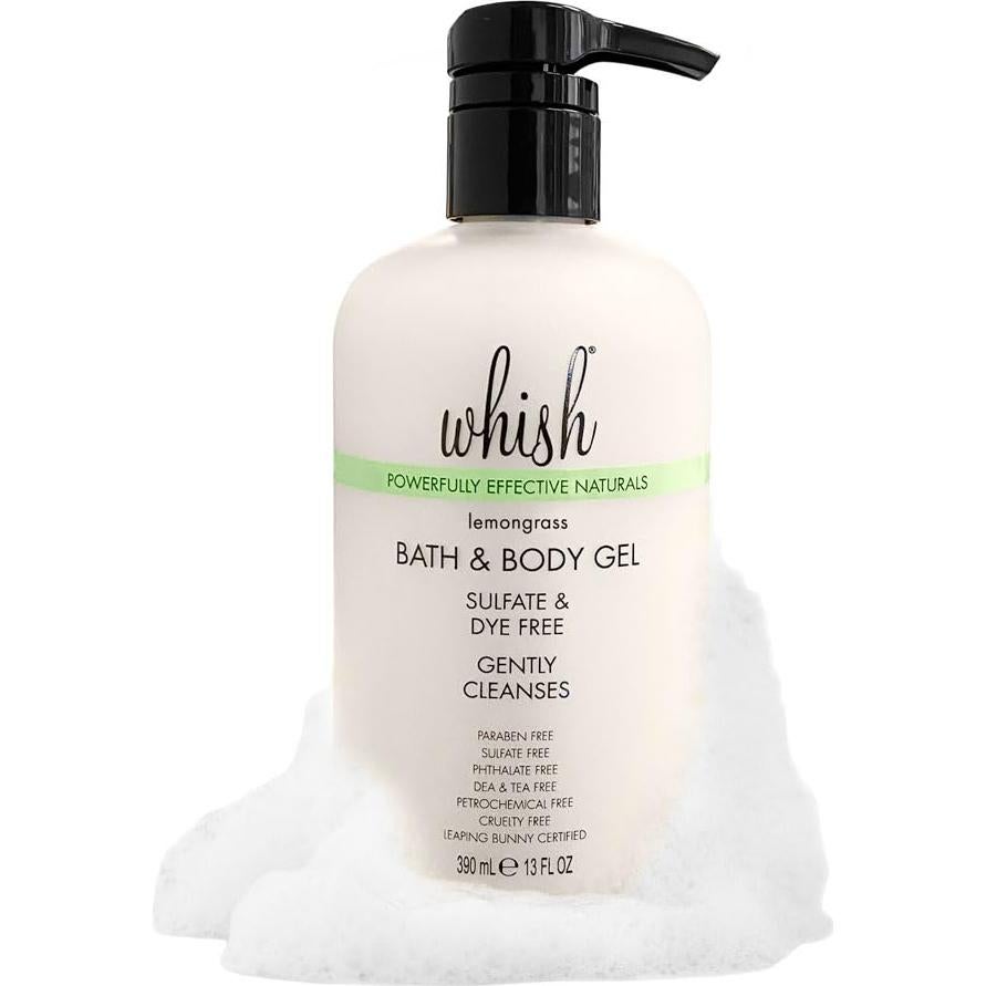 Gel de Baño Hidratante Whish Beauty - 384 ml - Hierba Limón