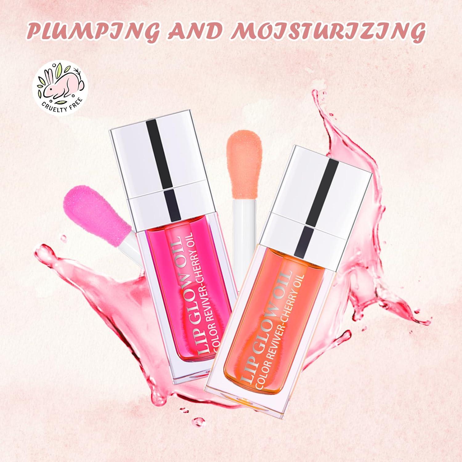 Set de 2 Aceites Brillantes para Labios BEFIVECOK - Hidratantes y Voluminizadores