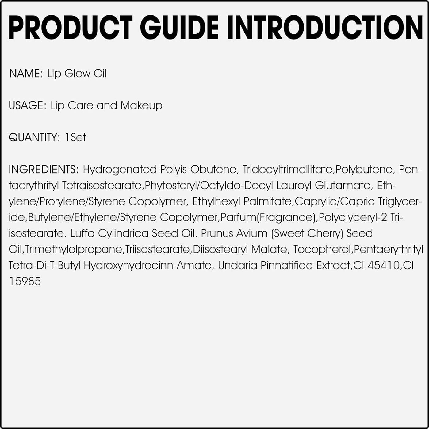 Set de 2 Aceites Brillantes para Labios BEFIVECOK - Hidratantes y Voluminizadores